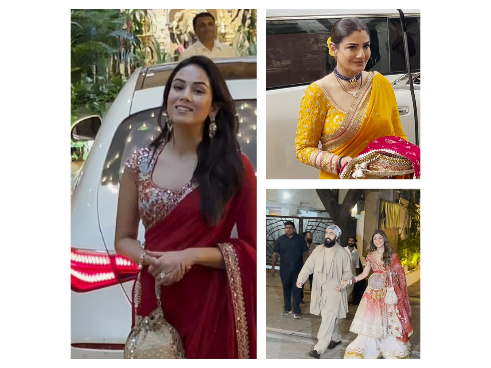 Pics from Karwa Chauth celebrations at Anil Kapoor's house (Source: ANI)