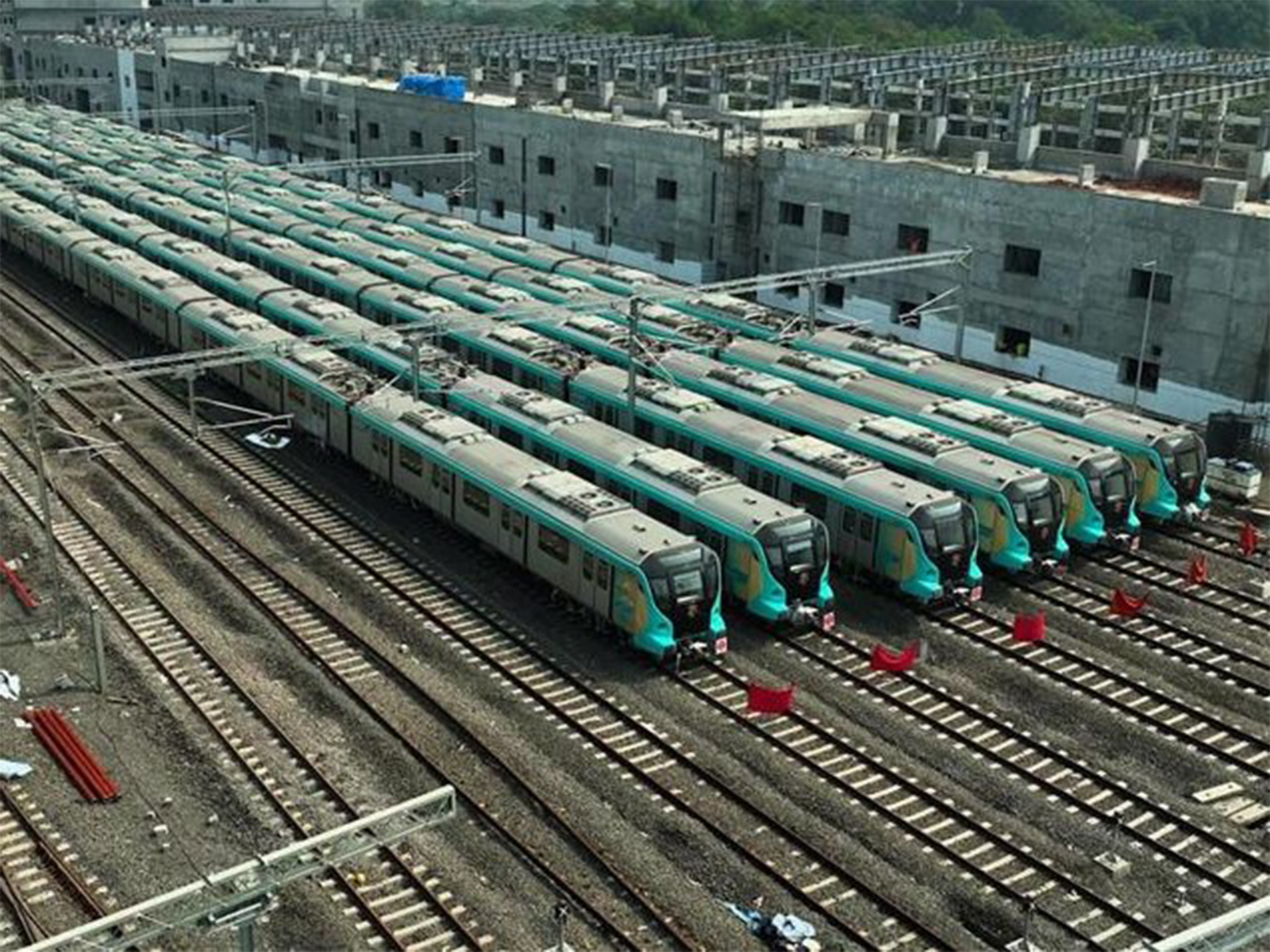 Mumbai metro trains (Photo:JICA/Press release)