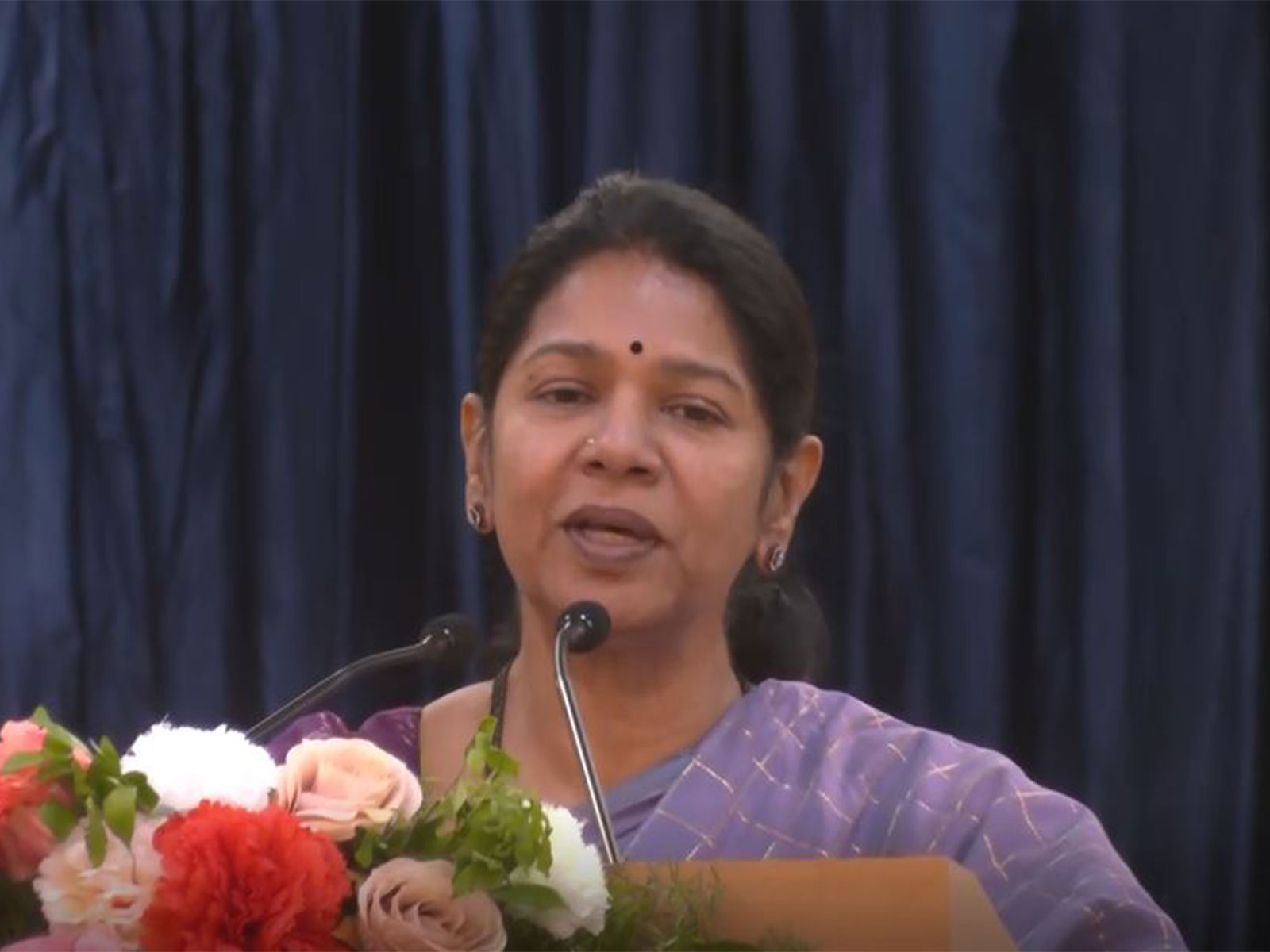 DMK MP Kanimozhi Karunanidhi (Photo/ANI)