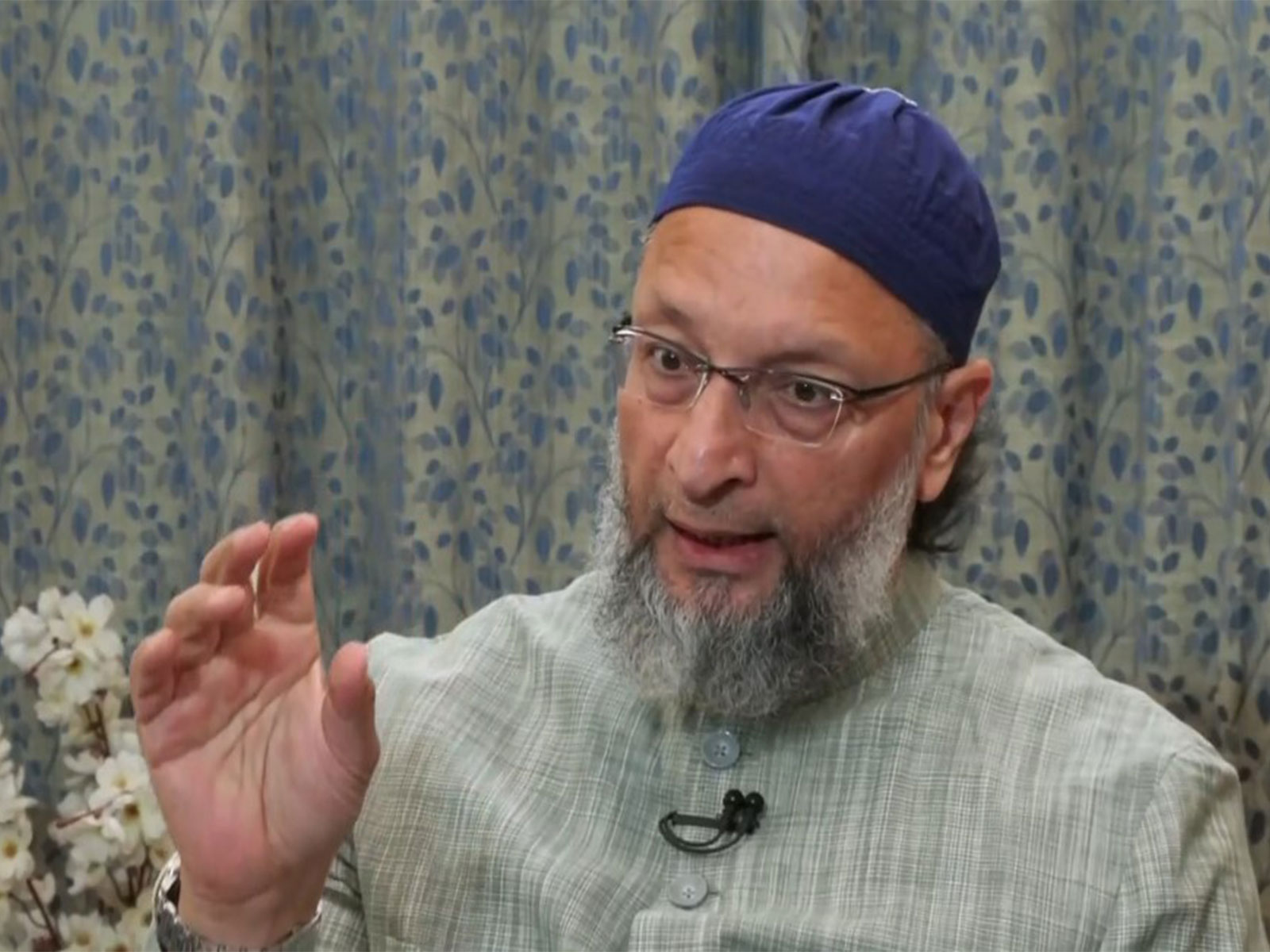 All India Majlis-e-Ittehadul Muslimeen (AIMIM) president Asaduddin Owaisi (Photo/ANI)