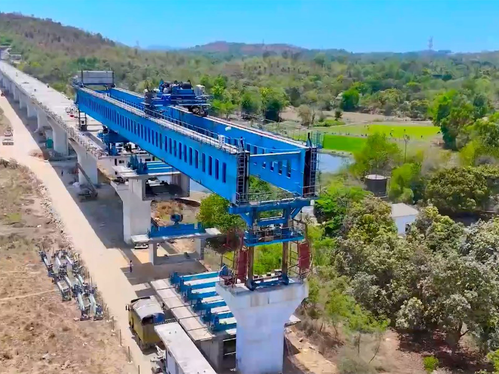 Mumbai-Ahmedabad Bullet Train project (Photo/X@AshwiniVaishnaw)