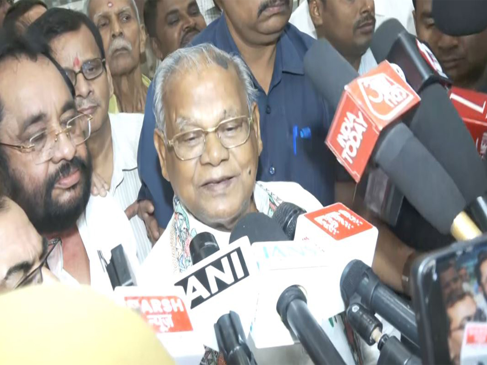 HAM(S) chief and Union Minister Jitan Ram Manjhi (Photo/ANI) 