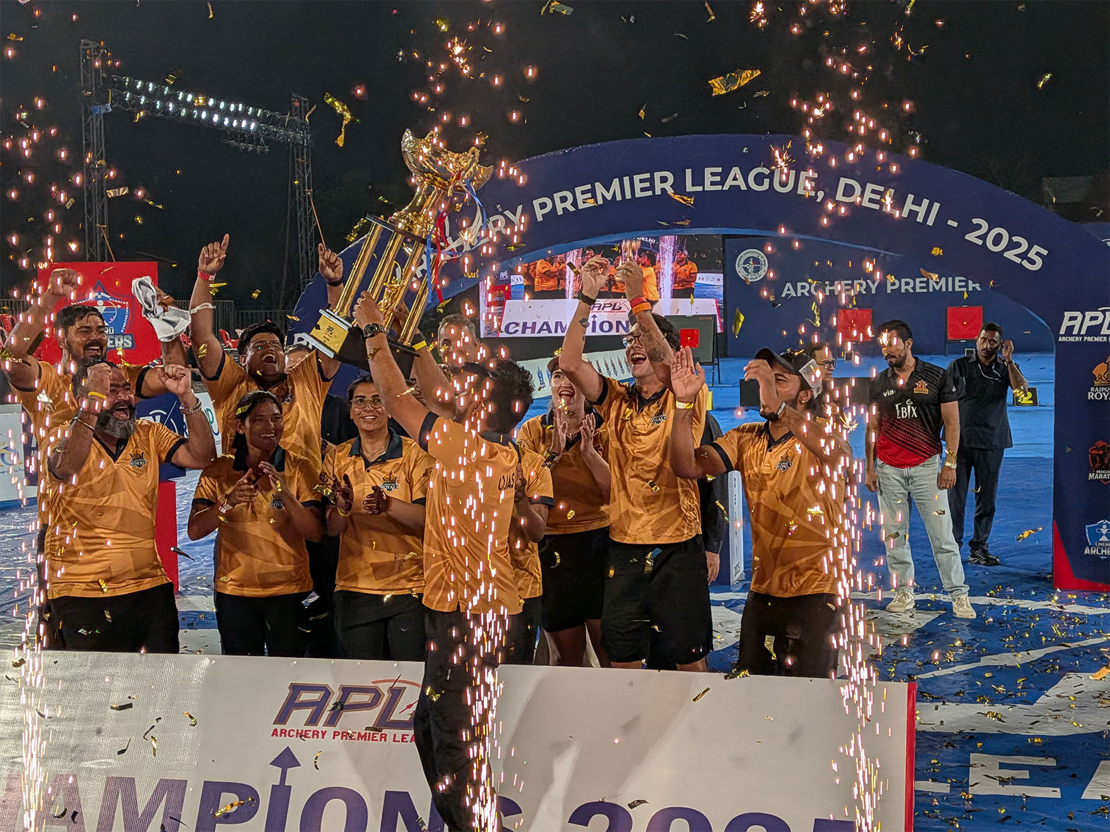 Rajputana Royals with the APL title. (Photo: APL/AAI)