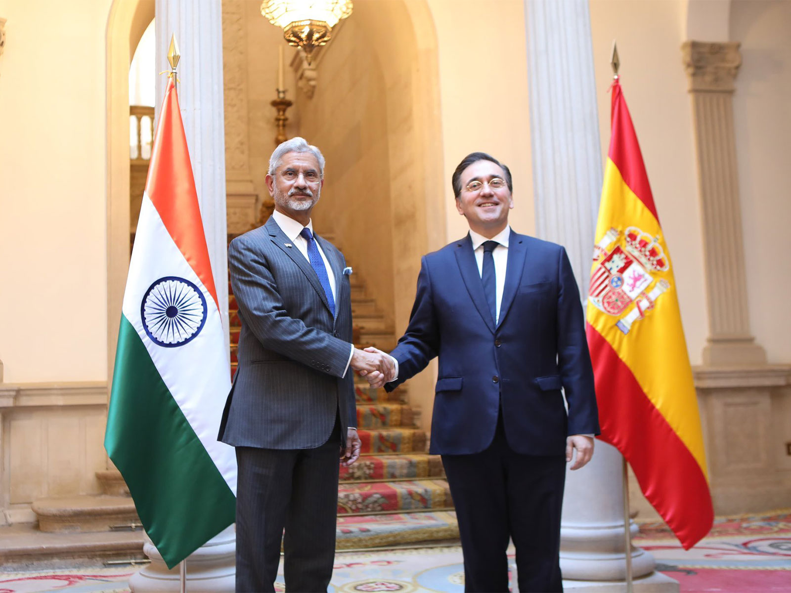 External Affairs Minister S Jaishankar shares an old snippet with FM Jose Manuel Albares (Photo: X@DrSJaishankar)