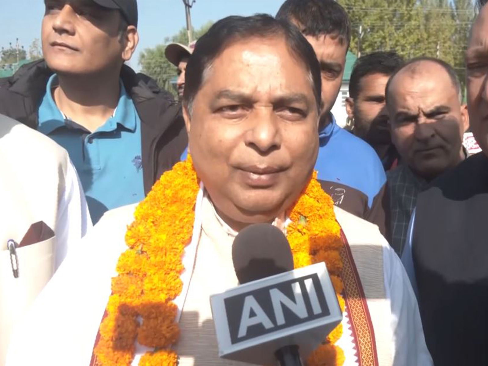 Jammu and Kashmir BJP President Sat Sharma (Photo/ANI)