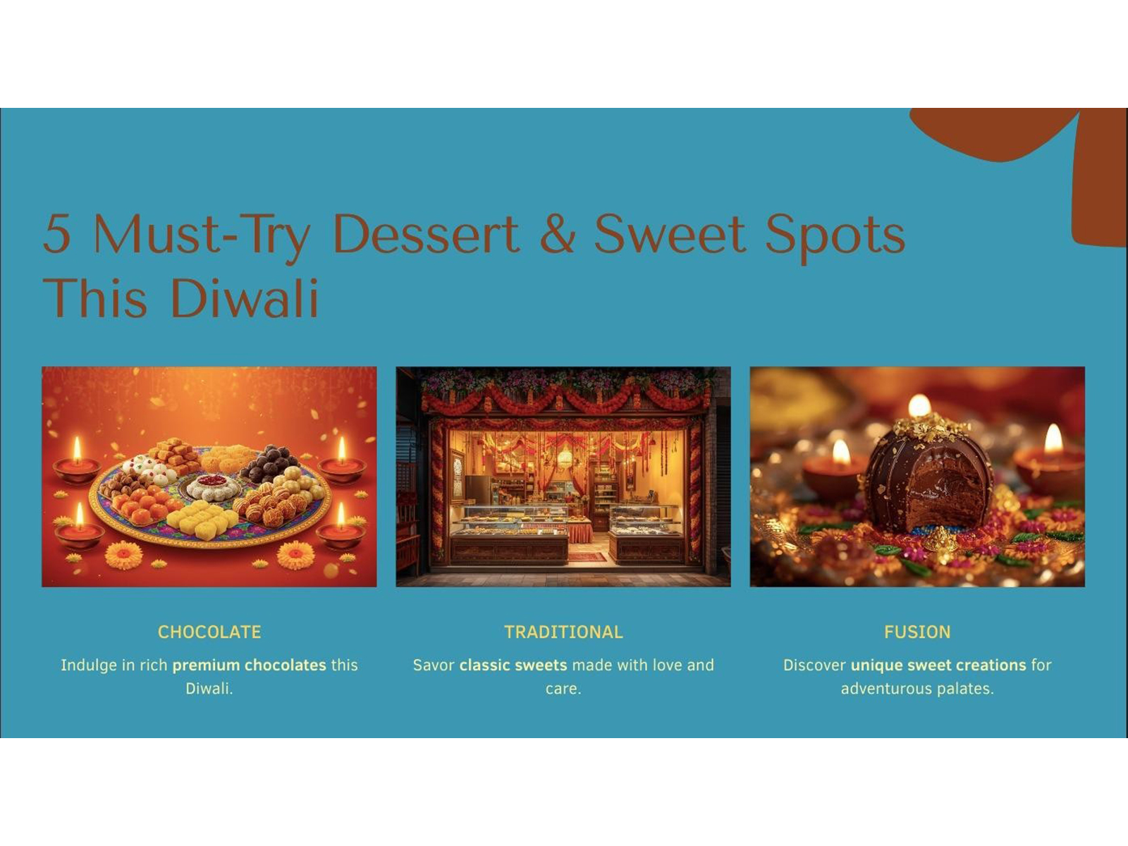 5 Must-Try Dessert & Sweet Spots This Diwali In Delhi NCR - 2025