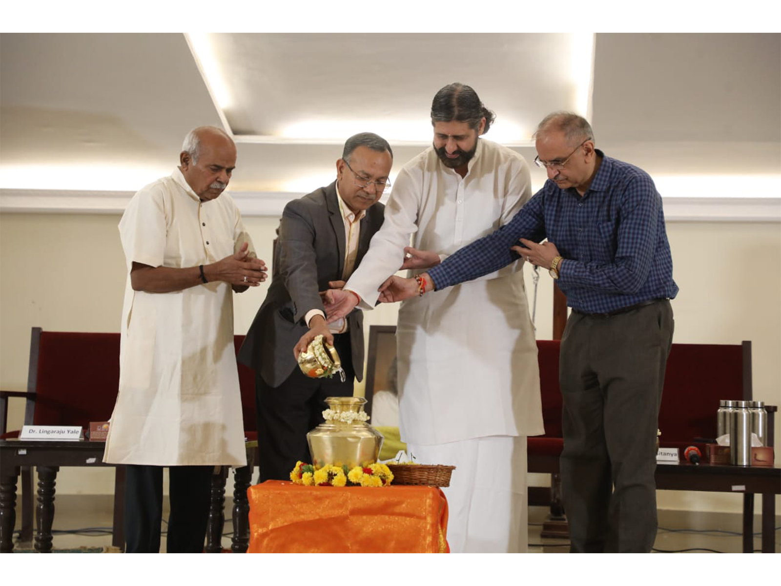 The Jal Kalash ceremony which symbolizes India's timeless reverence for water as a sacred, life-sustaining resource