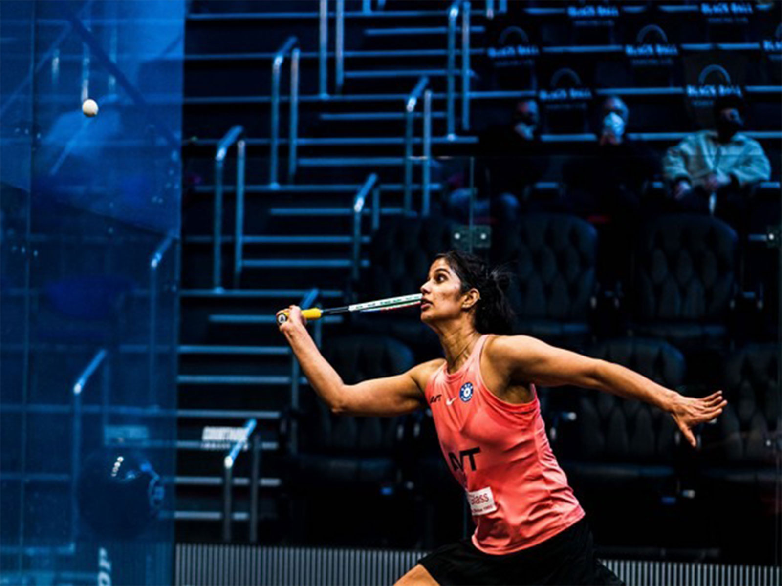 Joshna Chinappa. (Photo: @@PSASquashTour X)