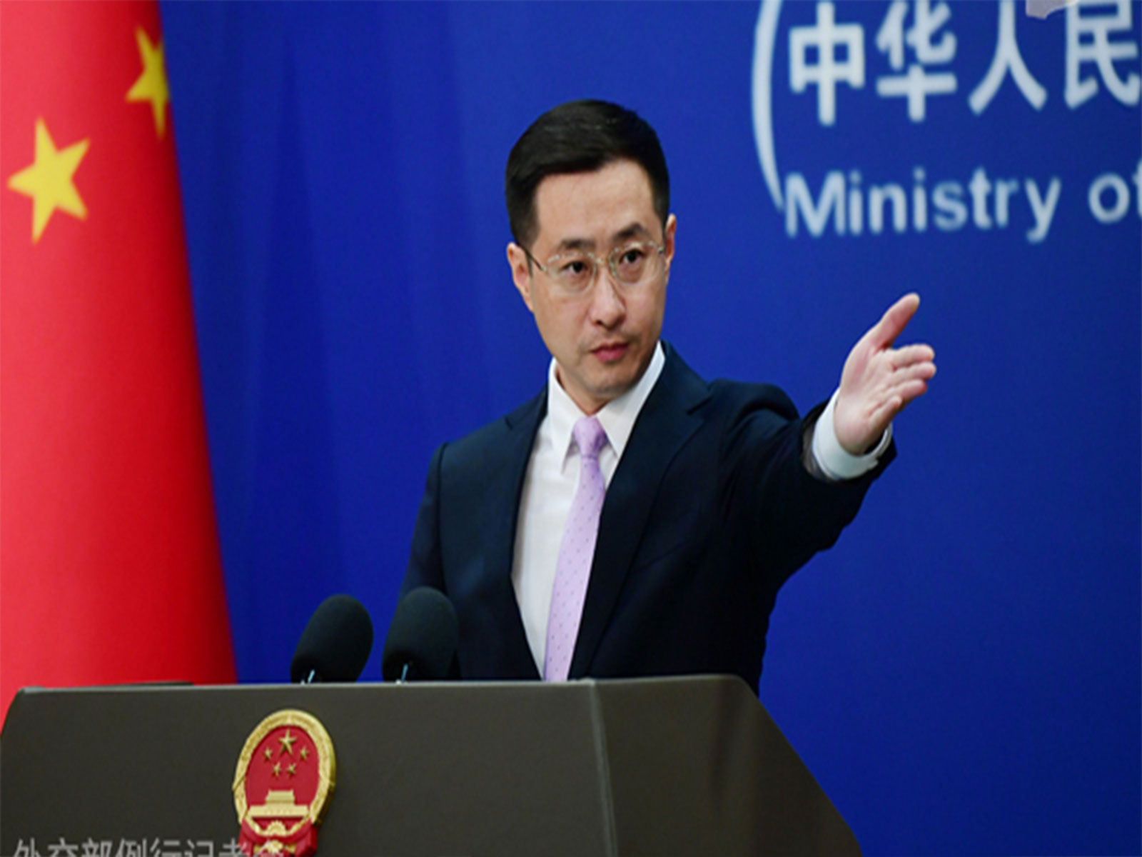 China's Foreign Ministry Spokesperson Lin Jian (Image: X/@MFA_China)