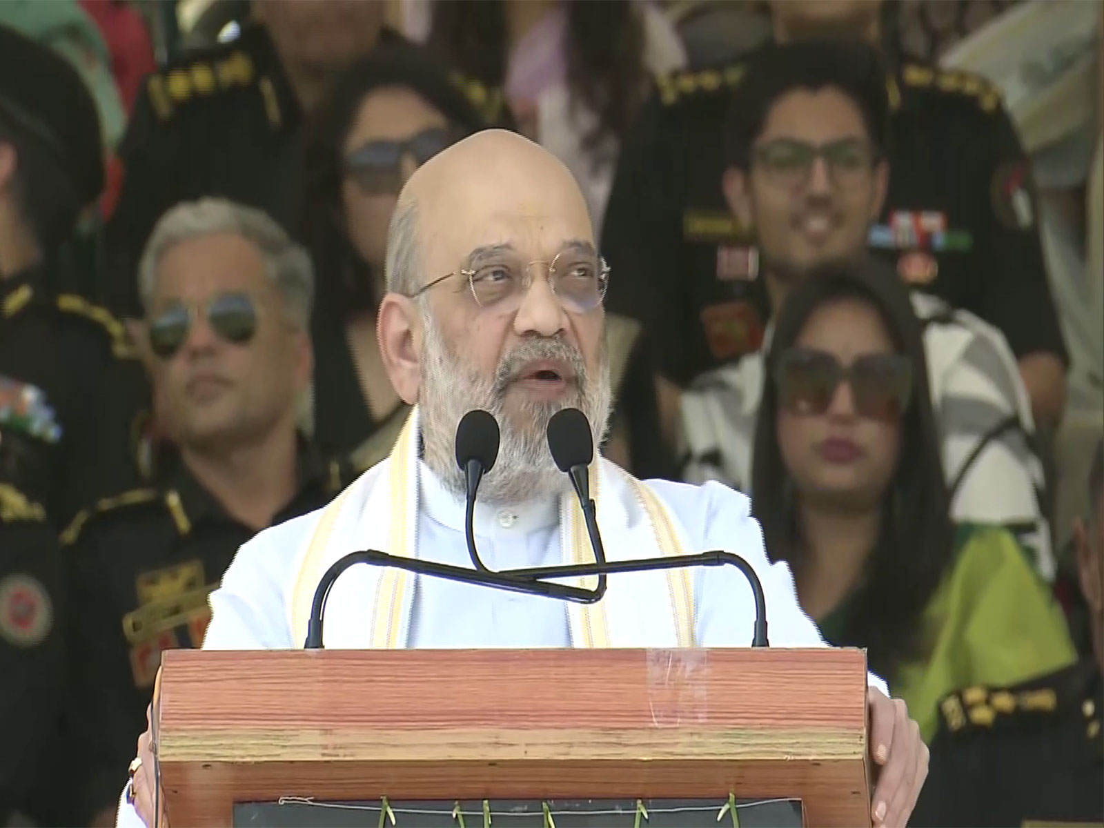 Union Home Minister Amit Shah in Manesar (Photo/ANI)