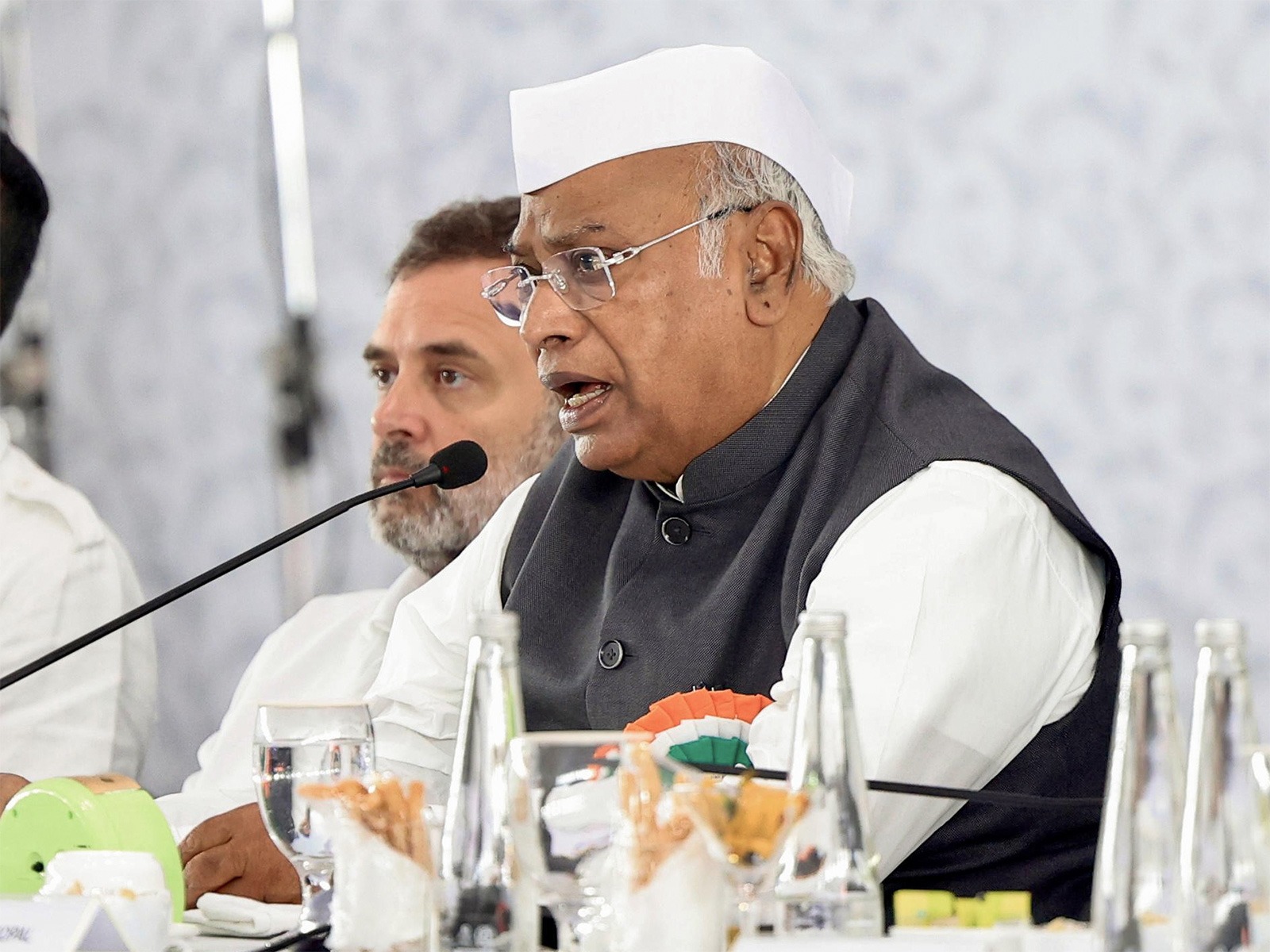 Congress President Mallikarjun Kharge  Congress President Mallikarjun Kharge (File photo/ANI)
