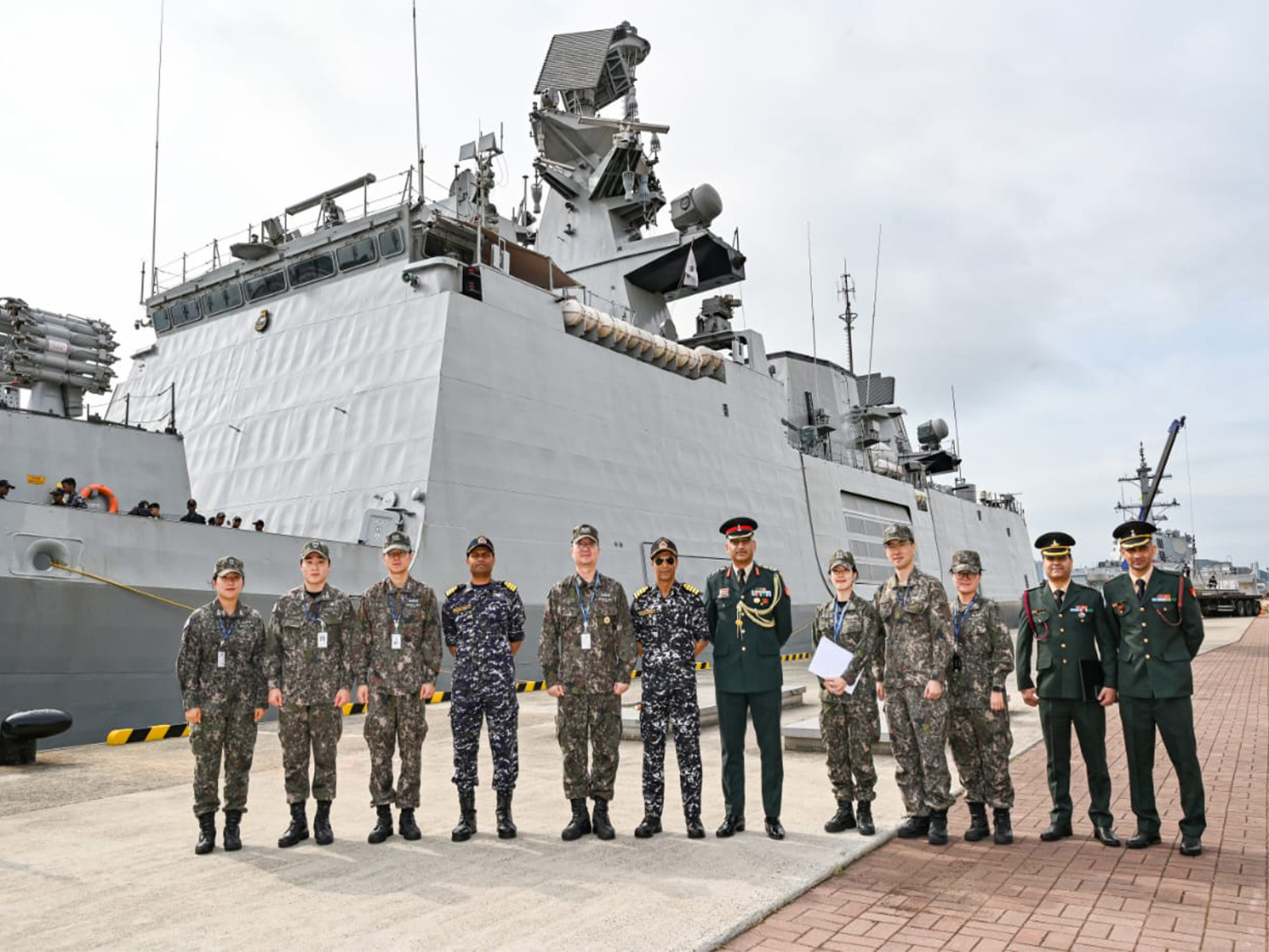 India-South Korea hold first naval exercise as INS Sahyadri docks (Photo/PIB)