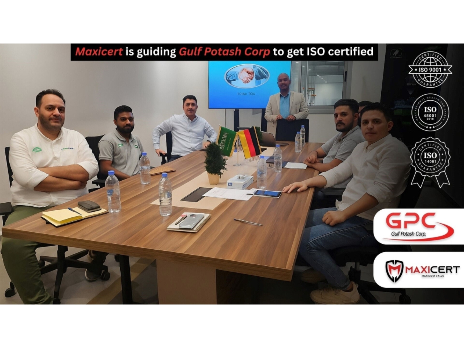 From India to Oman: Maxicert's Local Expertise Guides Gulf Potash Corp to Prestigious Triple ISO Certification