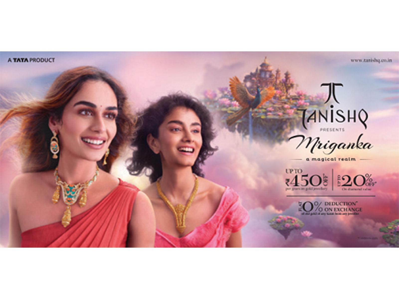 Tanishq's Mriganka festive collection, featuring Manushi Chhillar, celebrates mythical worlds and imaginative realms, alongside the Tanishq Gold Exchange offer