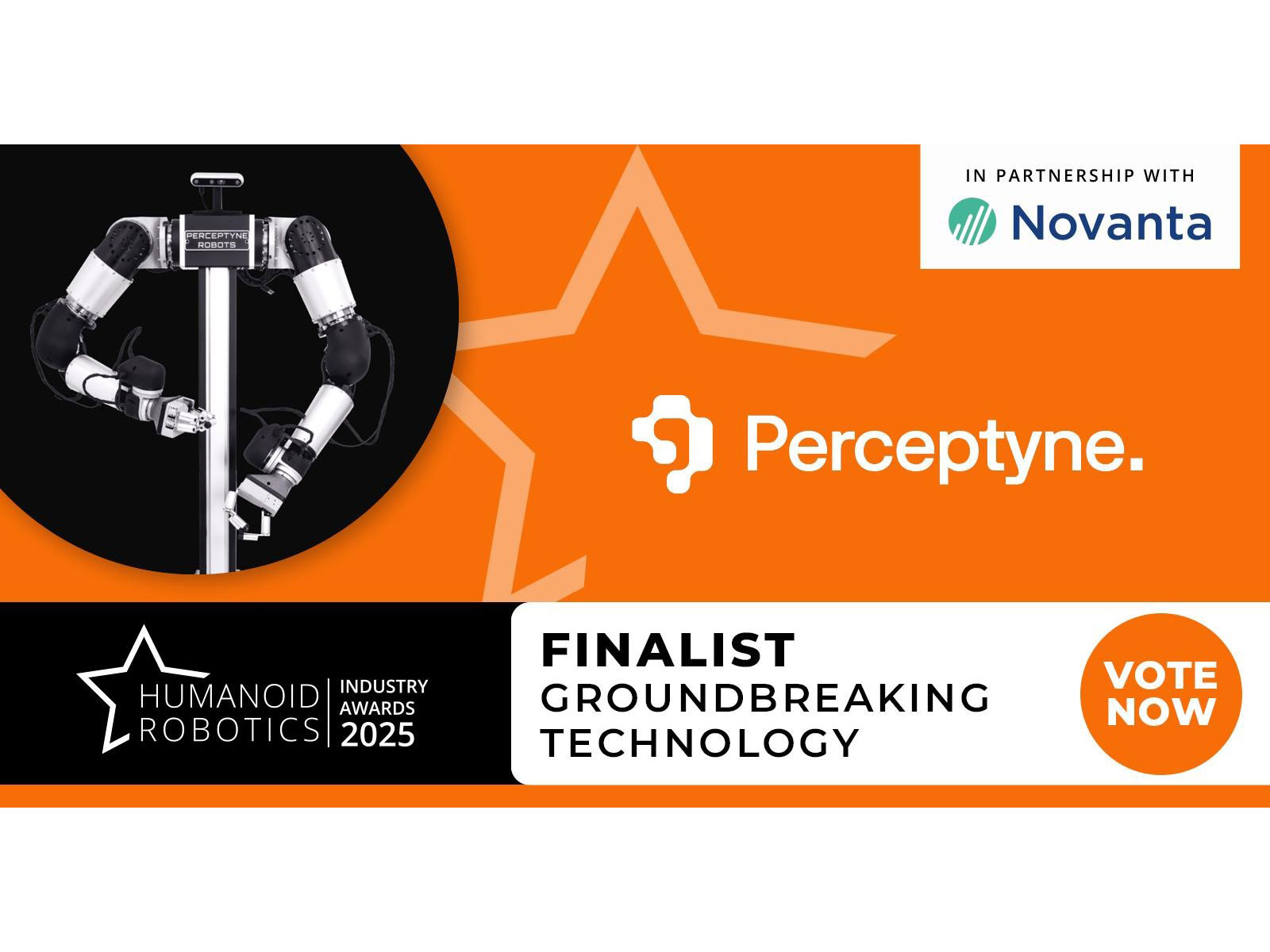 Perceptyne Named Finalist at Global Humanoid Robotics Awards, Showcasing India's Deep-Tech Strength