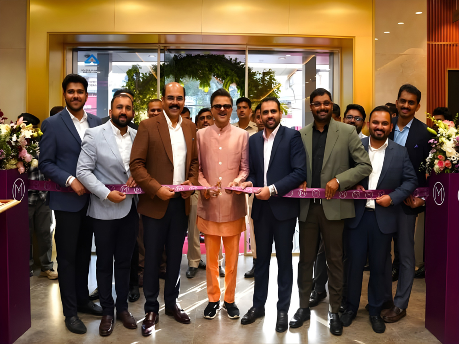 Bollywood Star Anil Kapoor Inaugurates Malabar Gold & Diamonds Showroom at Vaishali Enclave, Pitampura