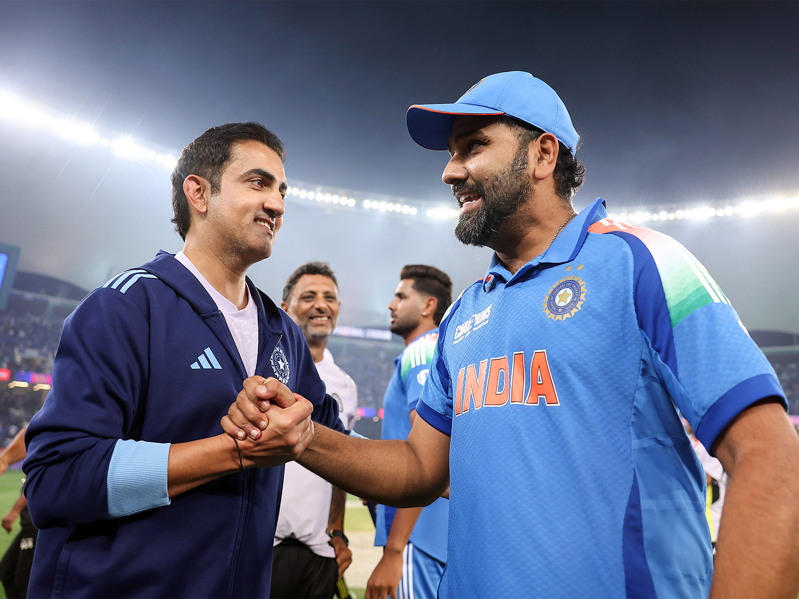 India head coach Gautam Gambhir and captain Rohit Sharma (Photo/ANI)