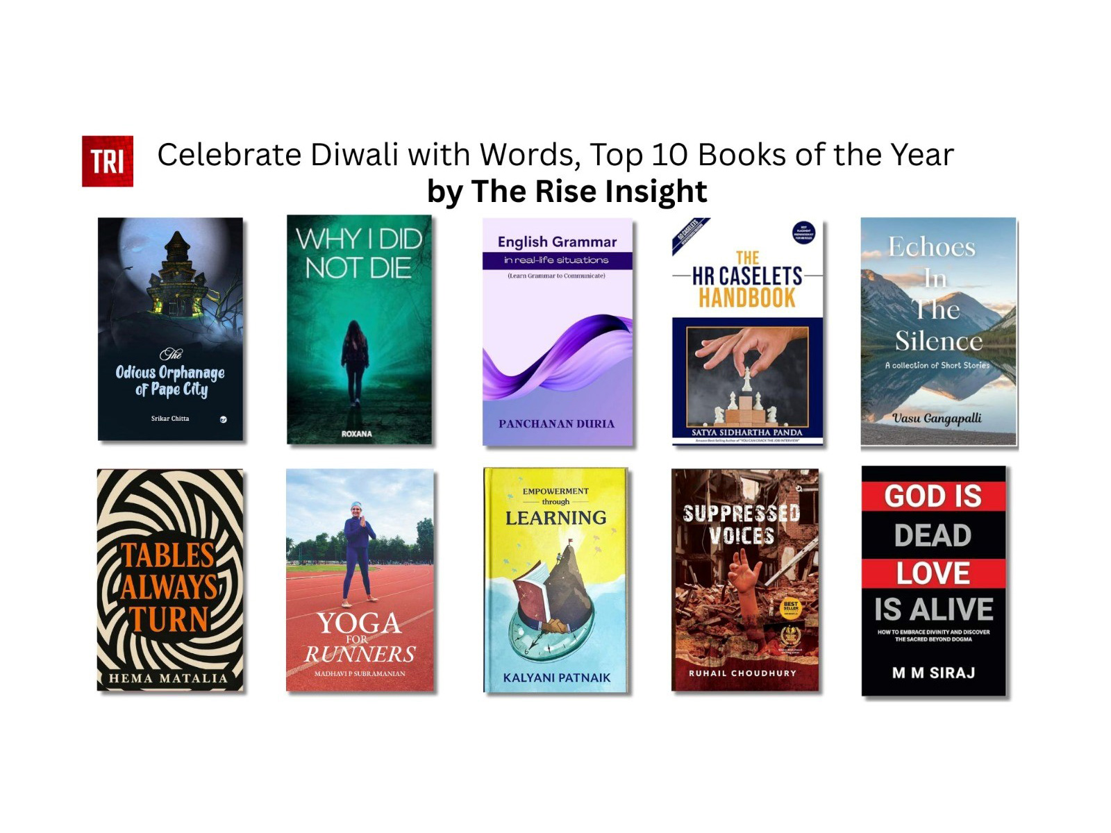 Celebrate Diwali with Words, Top 10 Books of the Year by The Rise Insight
