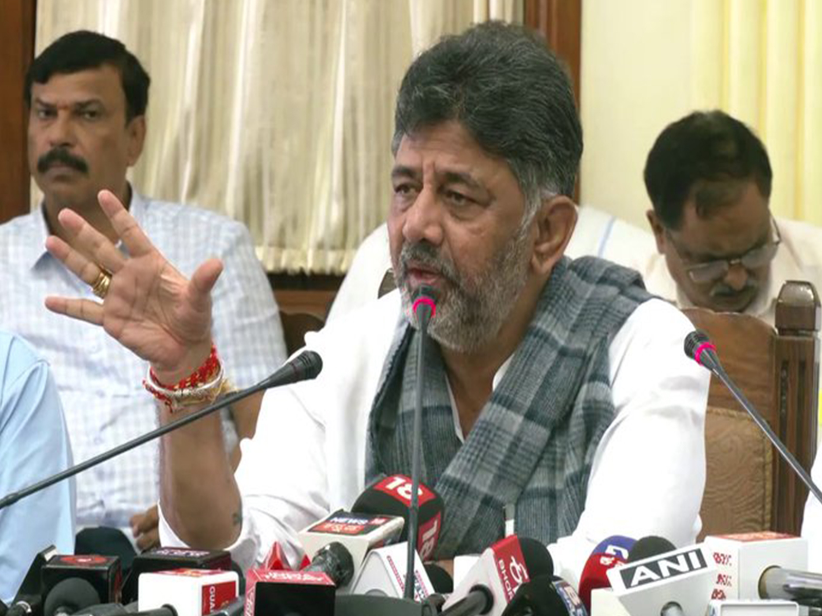 Karnataka Deputy Chief Minister DK Shivakumar (Photo/ANI)
