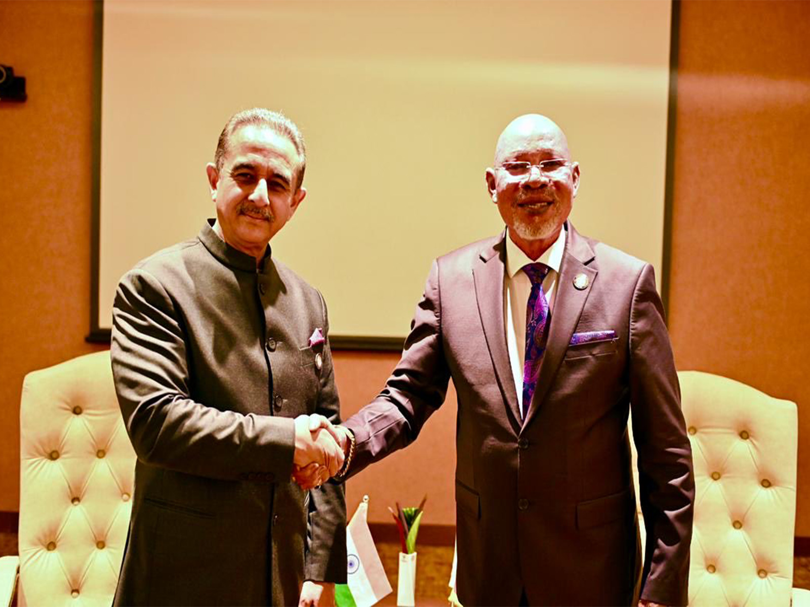 Union Minister of State for External Affairs, Kirti Vardhan Singh (Photo: X@KVSinghMPGonda)