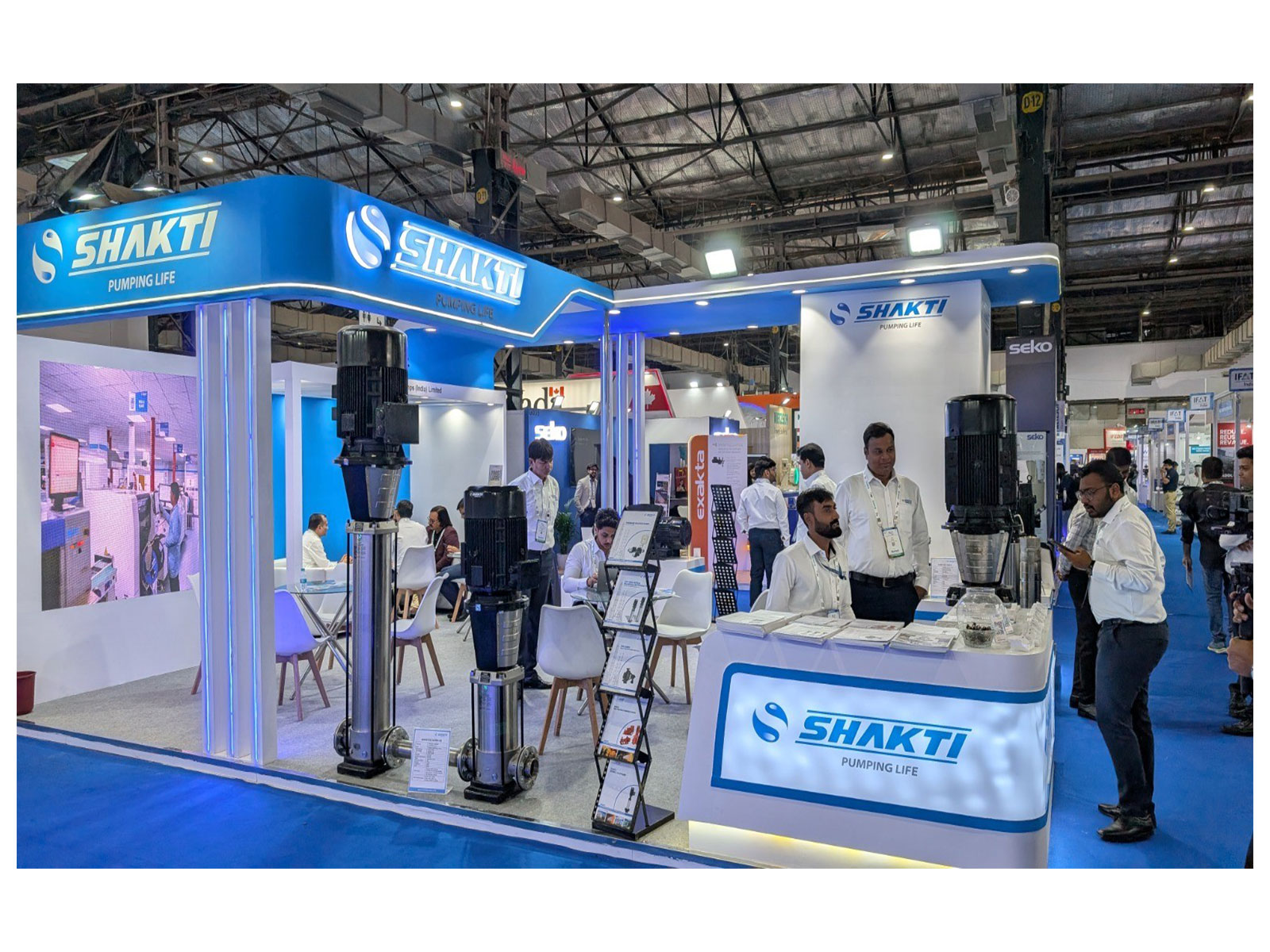 Shakti Pumps (India) Limited, exhibited solar and industrial pumping solutions at IFAT 2025 held in Mumbai