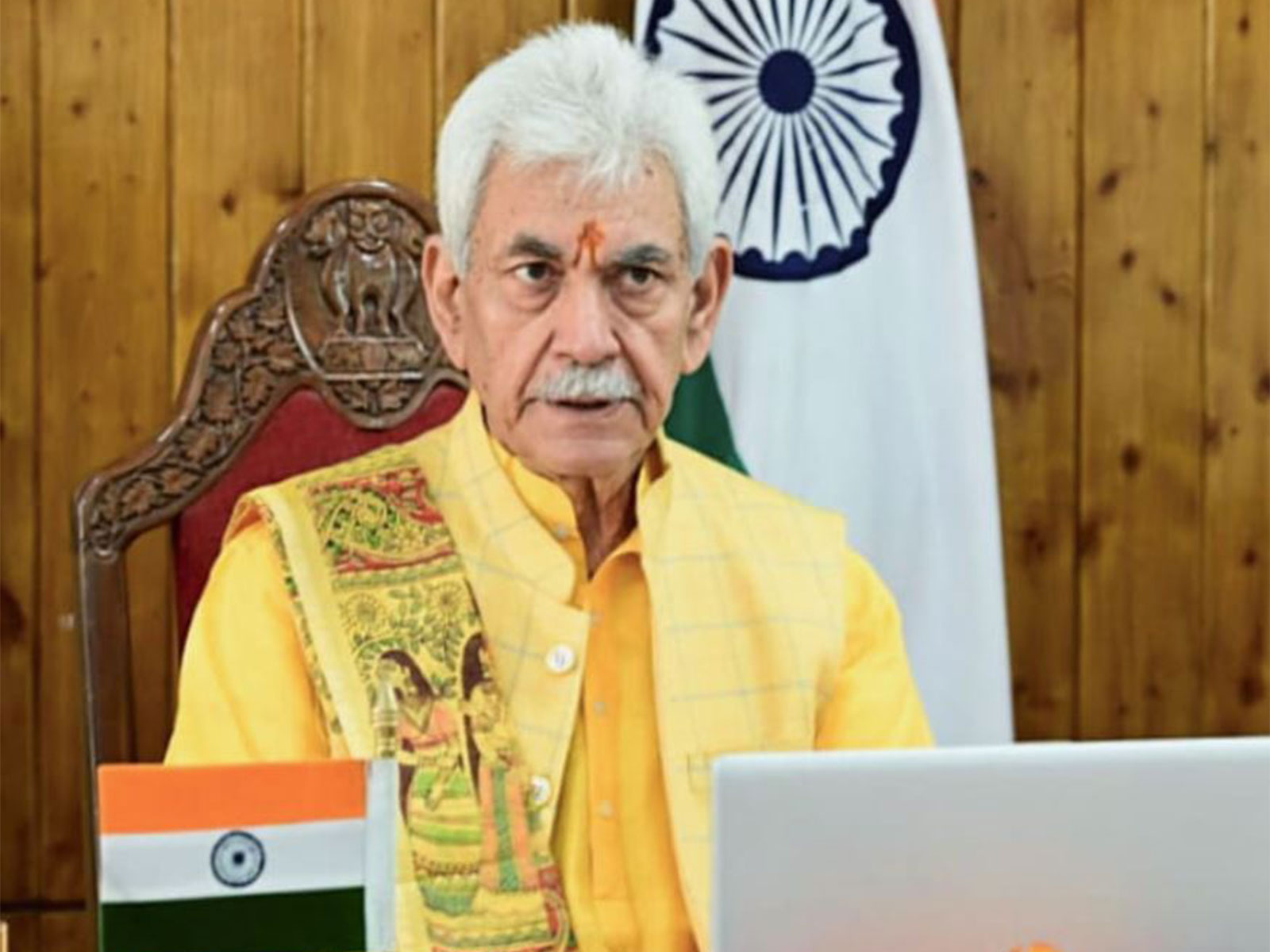 JK LG Manoj Sinha (Photo/X @OfficeOfLGJandK)