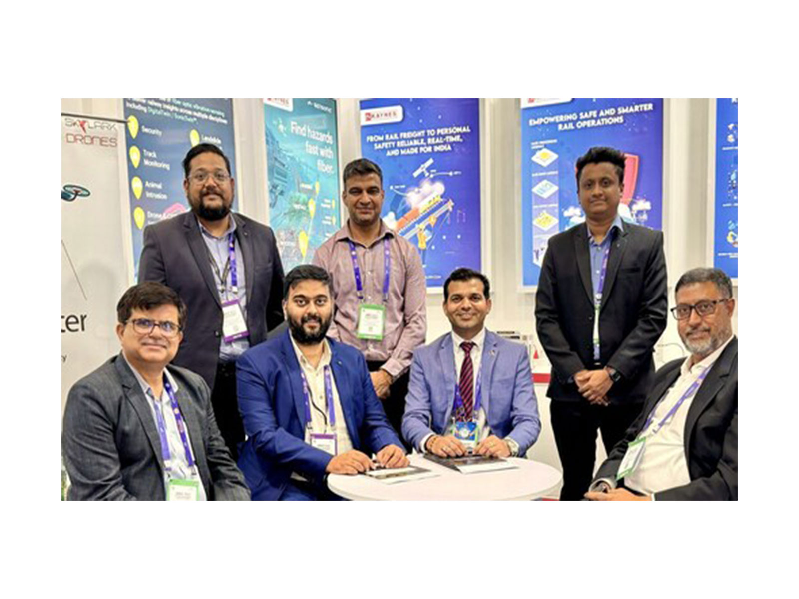 MoU signed between Skylark Drones and Sensonic at IREE 2025 on October 15th