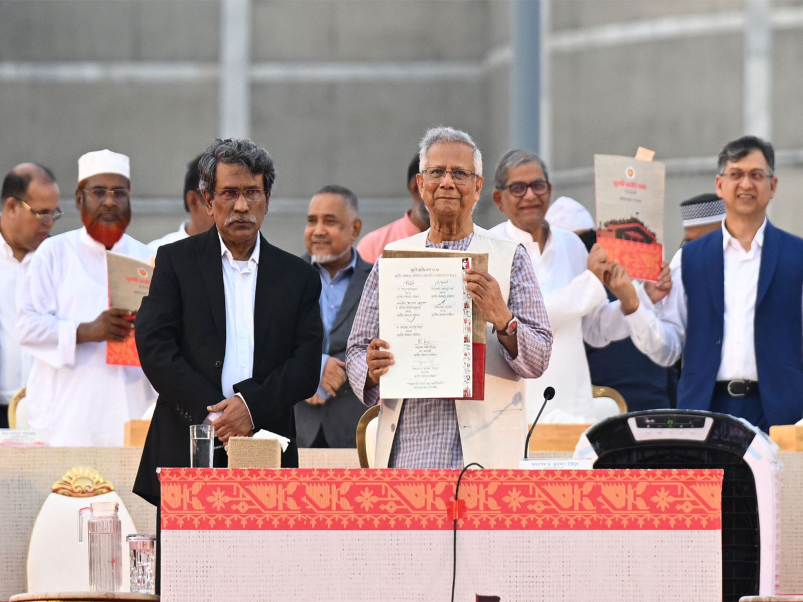 Bangladesh political parties sign post uprising reform (Photo:Chief Adviser's Press Wing  )