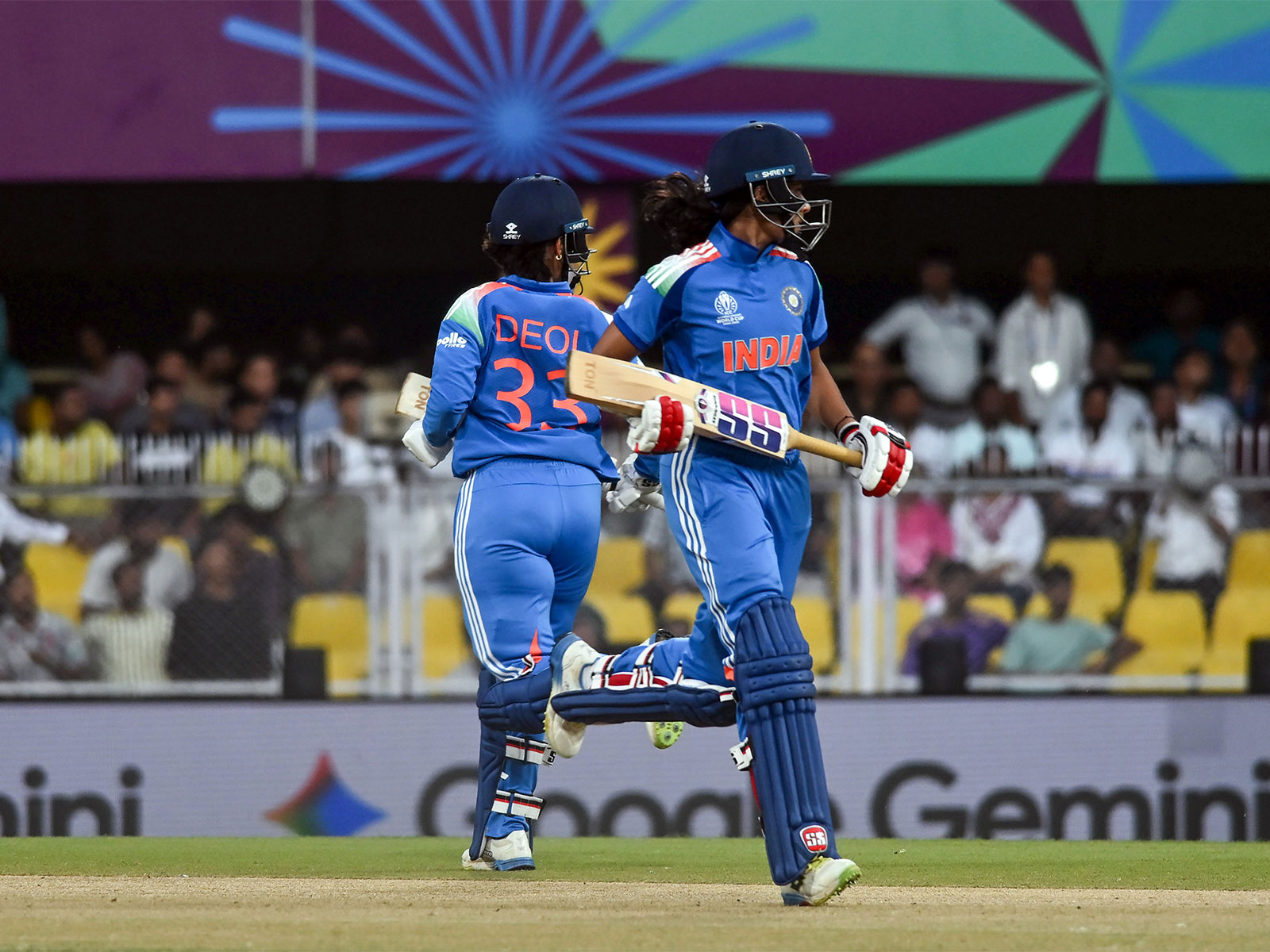 India Women's Pratika Rawal and Harleen Deol. (Photo/ANI)