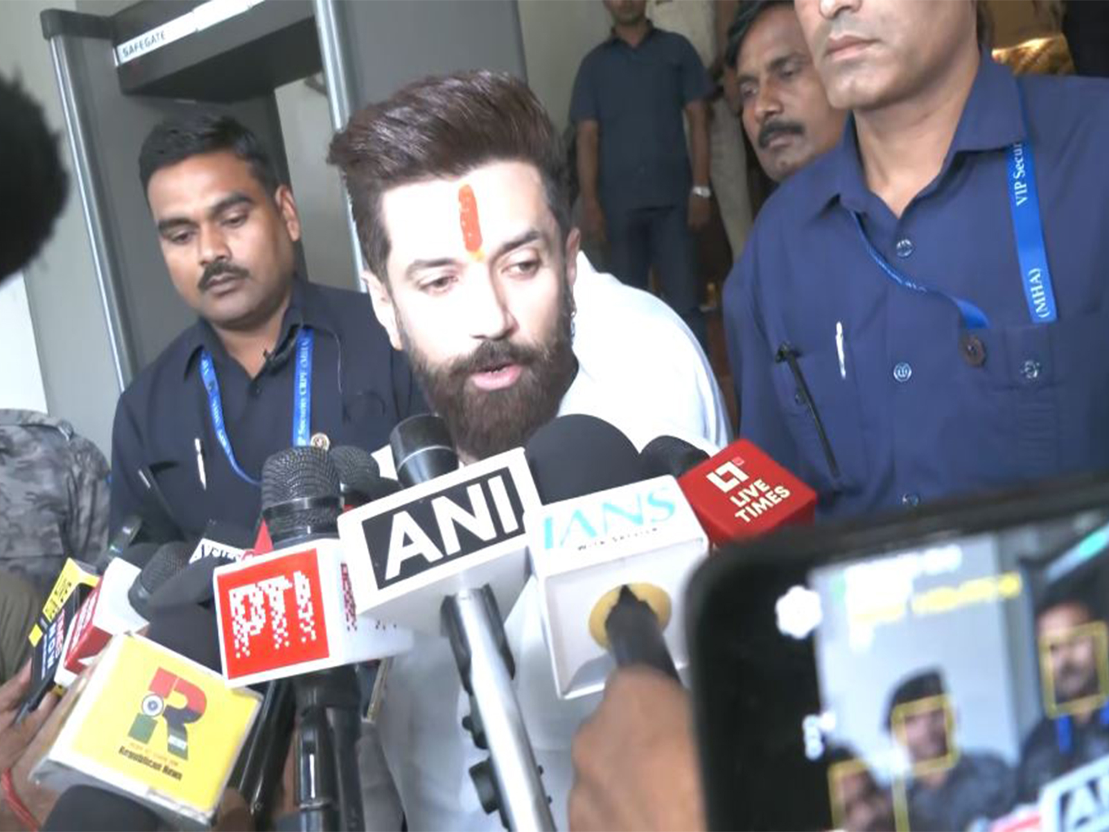  Union Minister Chirag Paswan (Photo/ANI) 