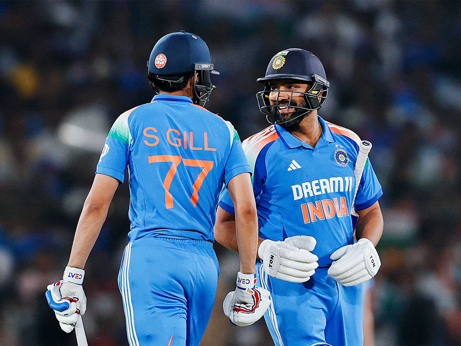Rohit Sharma and Shubman Gill. (Photo/ANI)