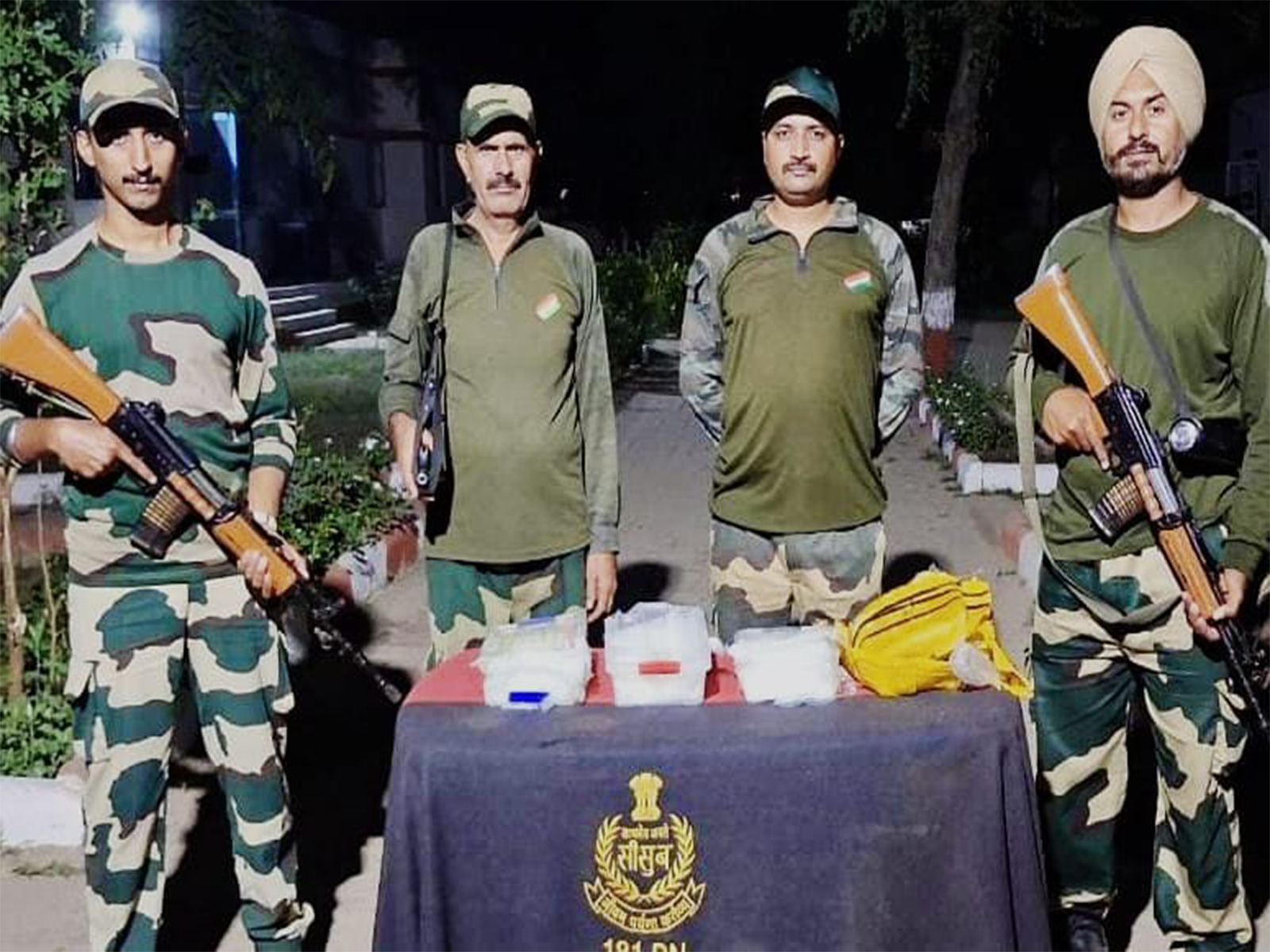 Seized recovered items (@BSF_PunjabI)