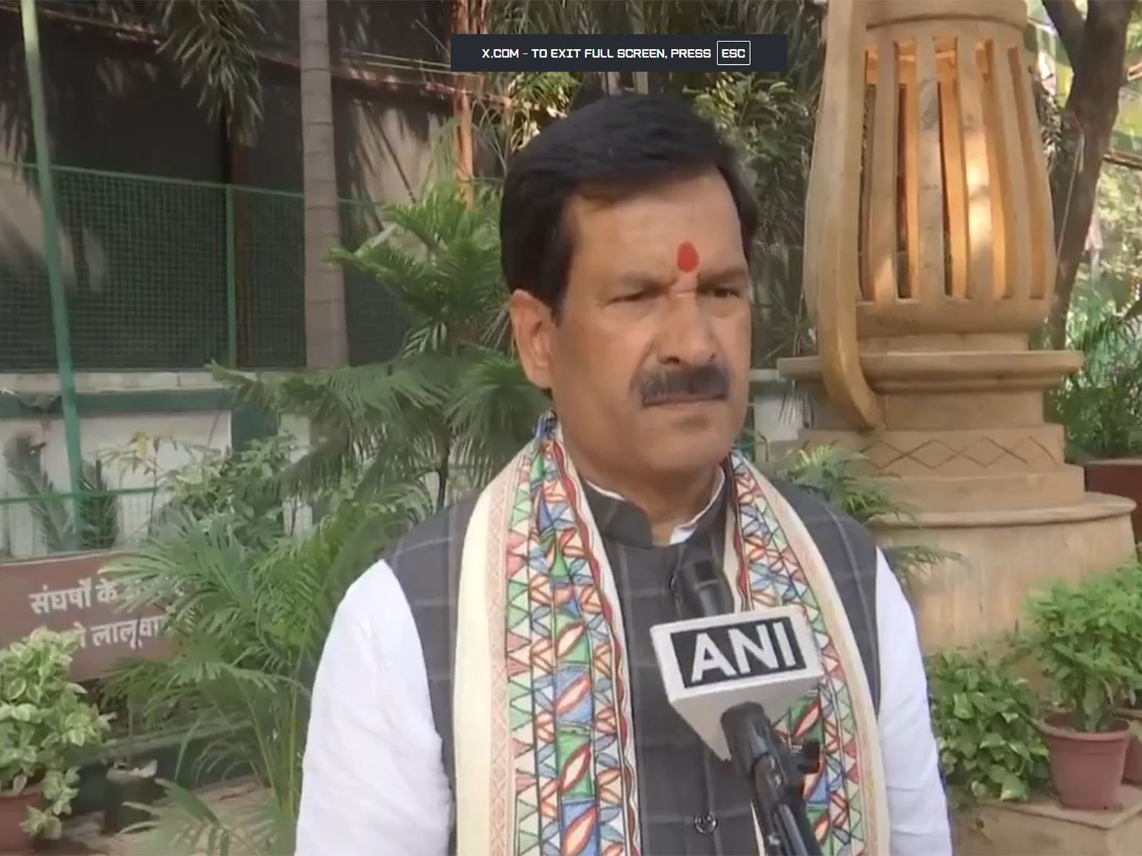 RJD Leader Mrityunjay Tiwari. (Photo/ANI)