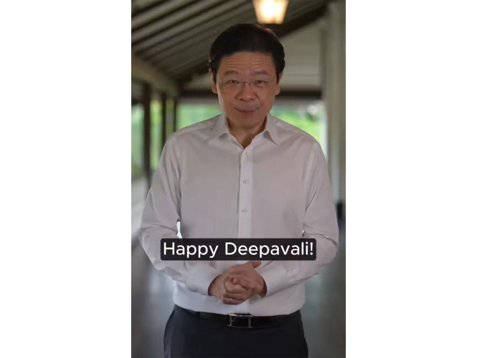 Singapore PM Wong greets citizens with a 'bright and meaningful' Deepavali message (Image Source: X/@LawrenceWongST)