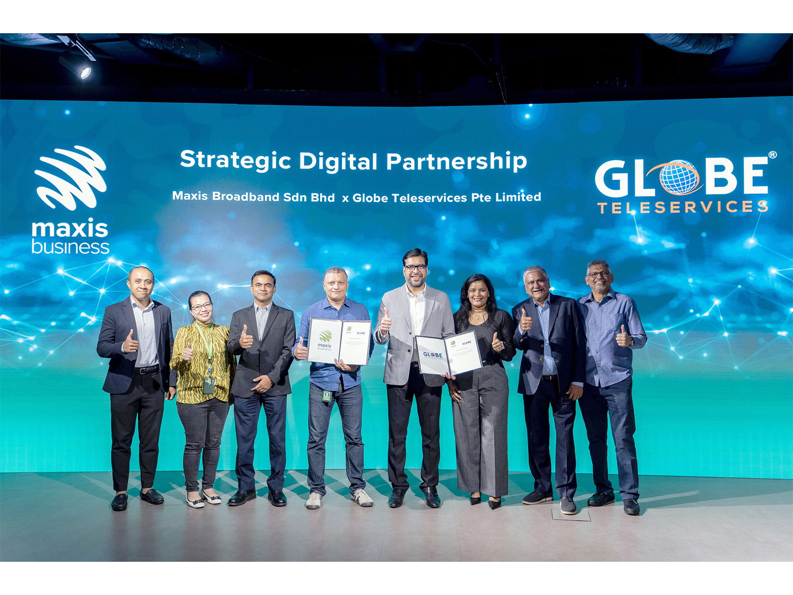 Globe Teleservices Partners with Maxis