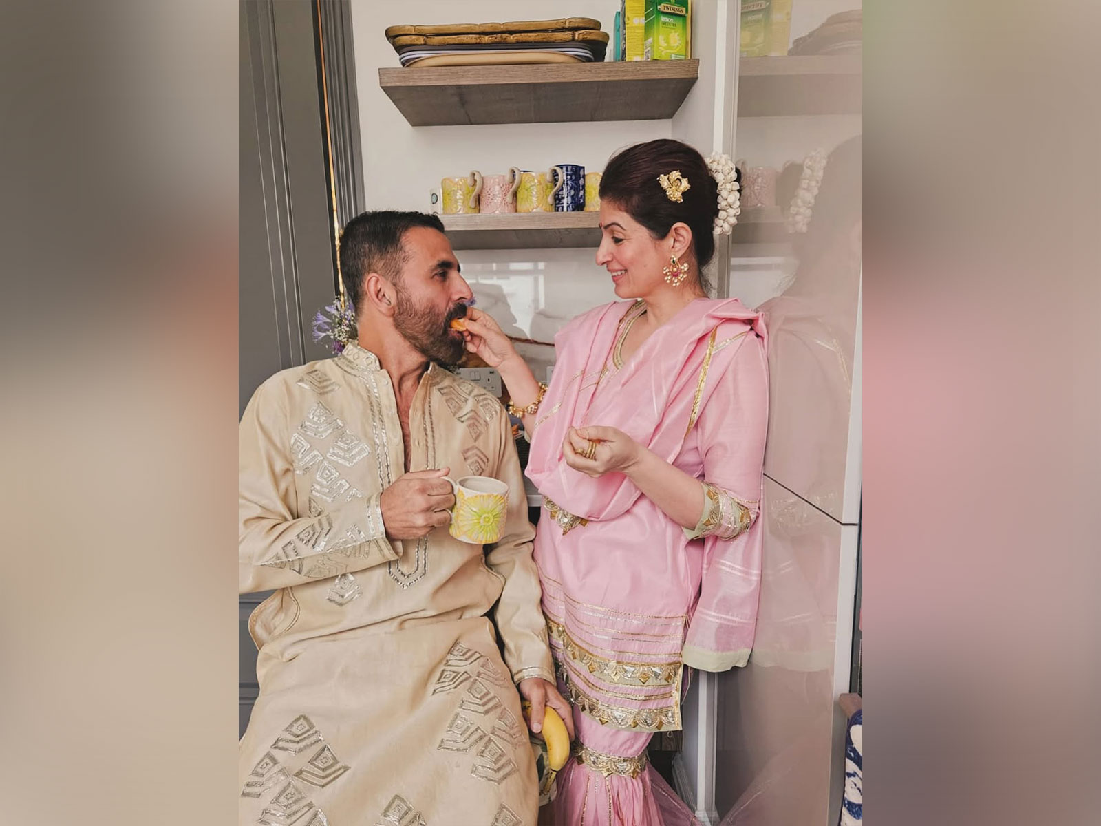 Twinkle Khanna, Akshat Kumar (Photo/instagram/@akshaykumar)