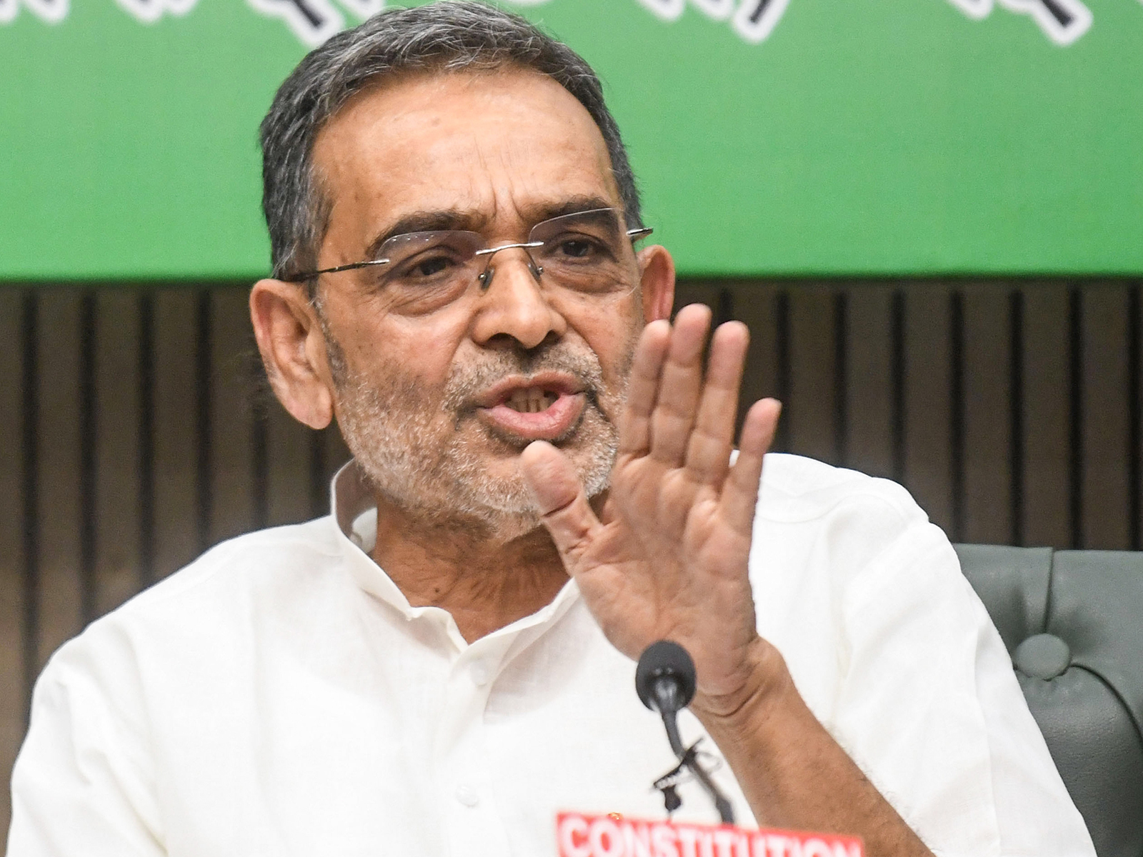 Rashtriya Lok Morcha (RLM) National President Upendra Kushwaha (Photo/ANI)