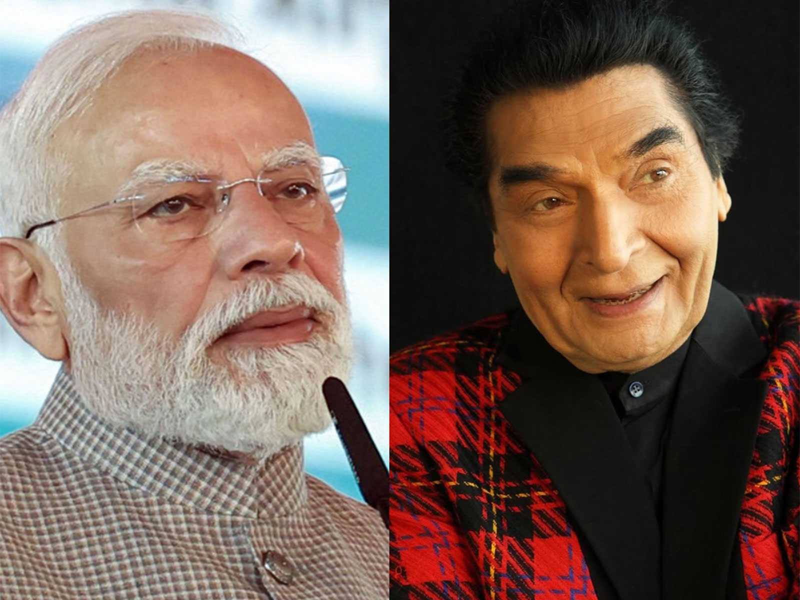PM Modi, late actor Asrani (Photo/ANI/Instagram@asraniofficial)