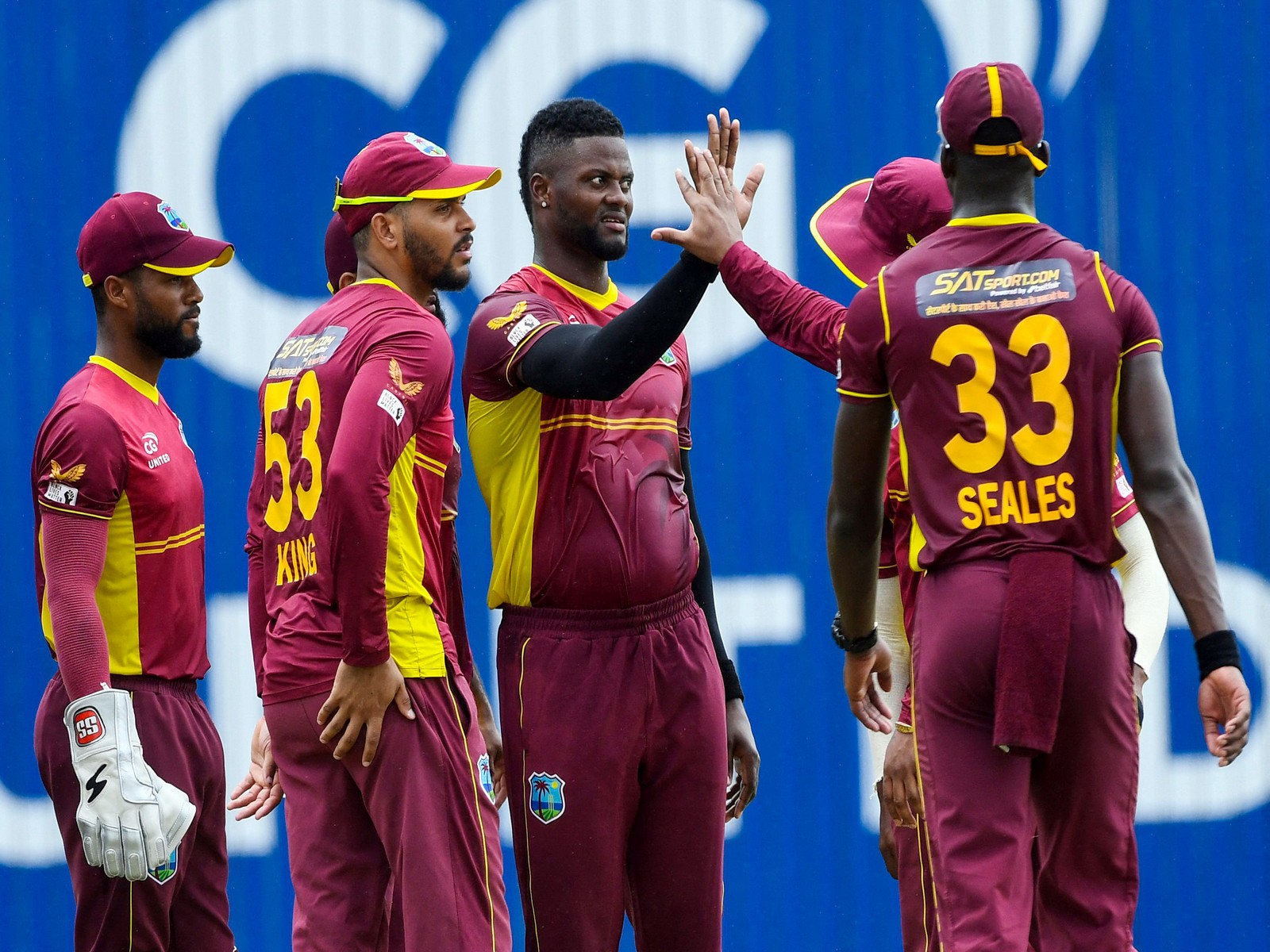 West Indies team. (Photo: ANI)