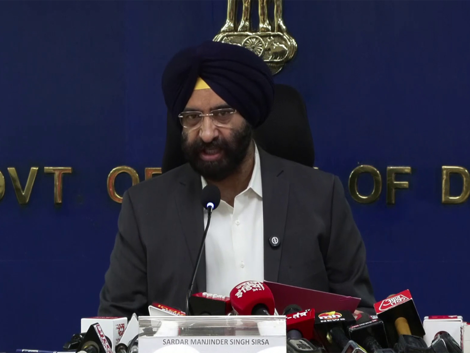 Delhi Minister Manjinder Singh Sirsa (Photo: ANI) 