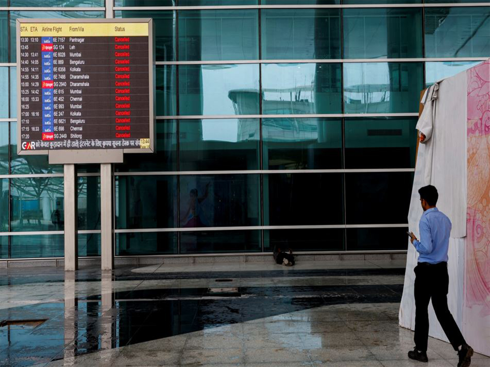 Indira Gandhi International Airport in Delhi (File Photo/Reuters)