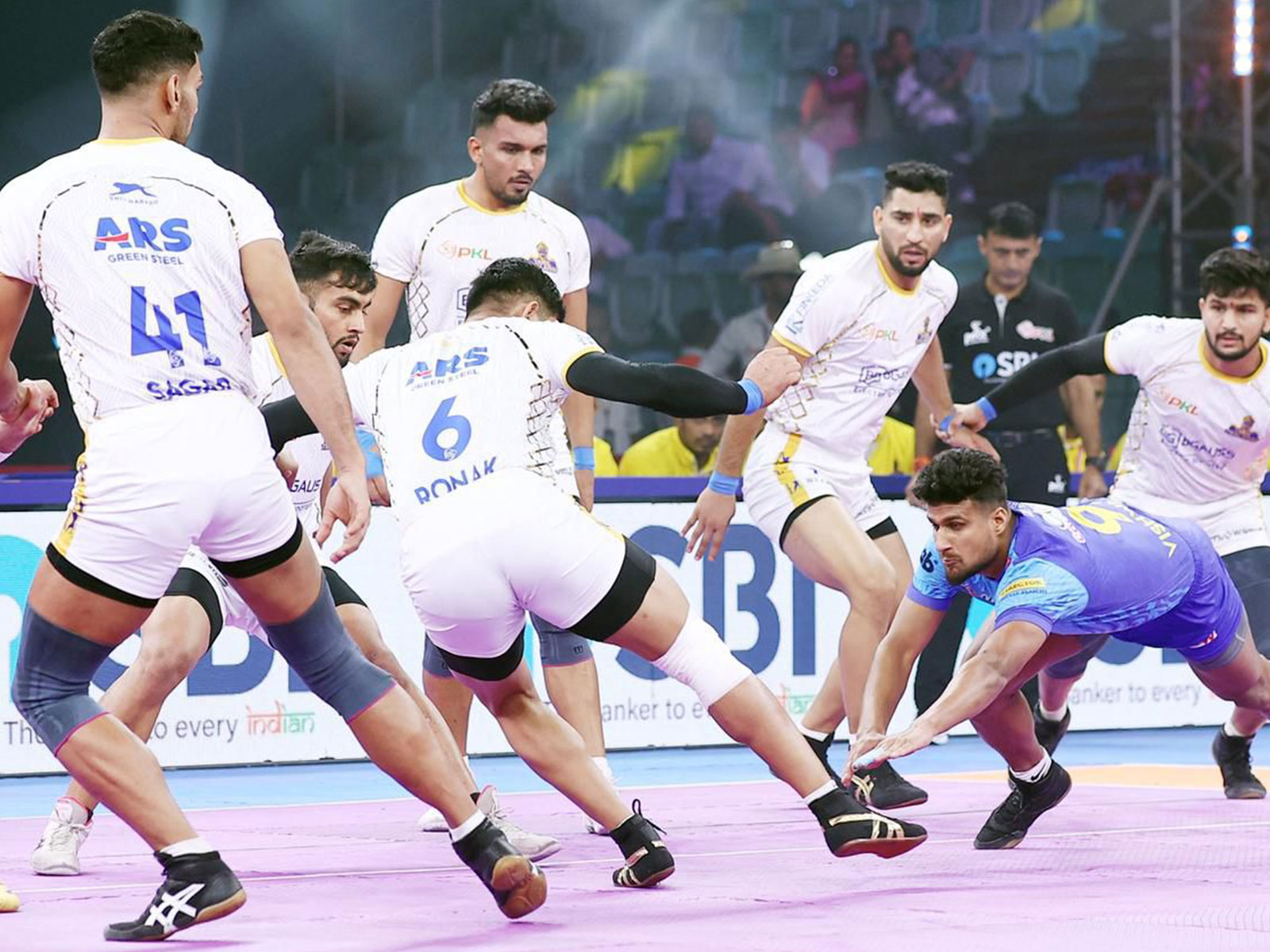 A visual from the match. (Photo: PKL)