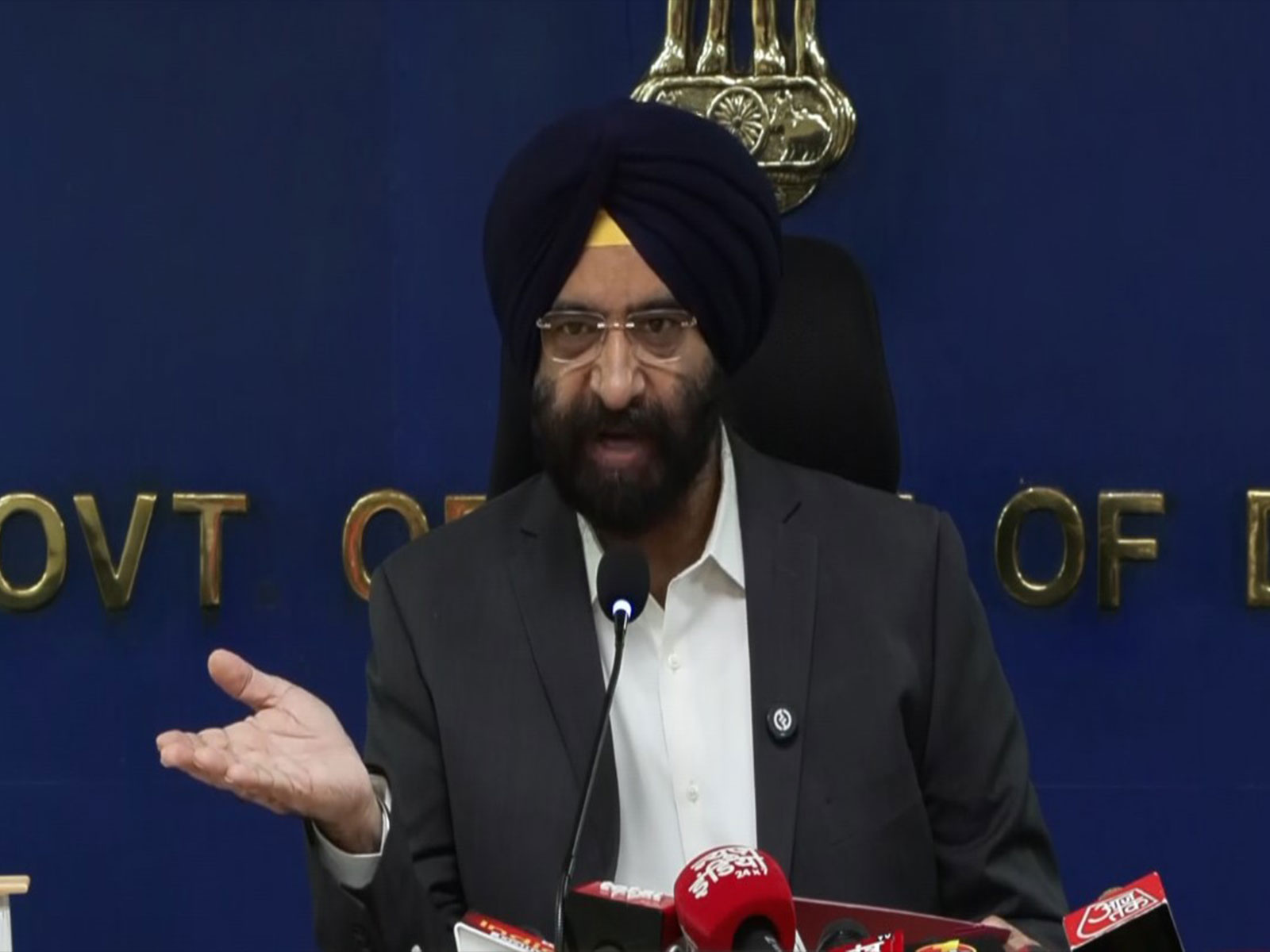 Delhi Minister Manjinder Singh Sirsa (Photo/ANI)