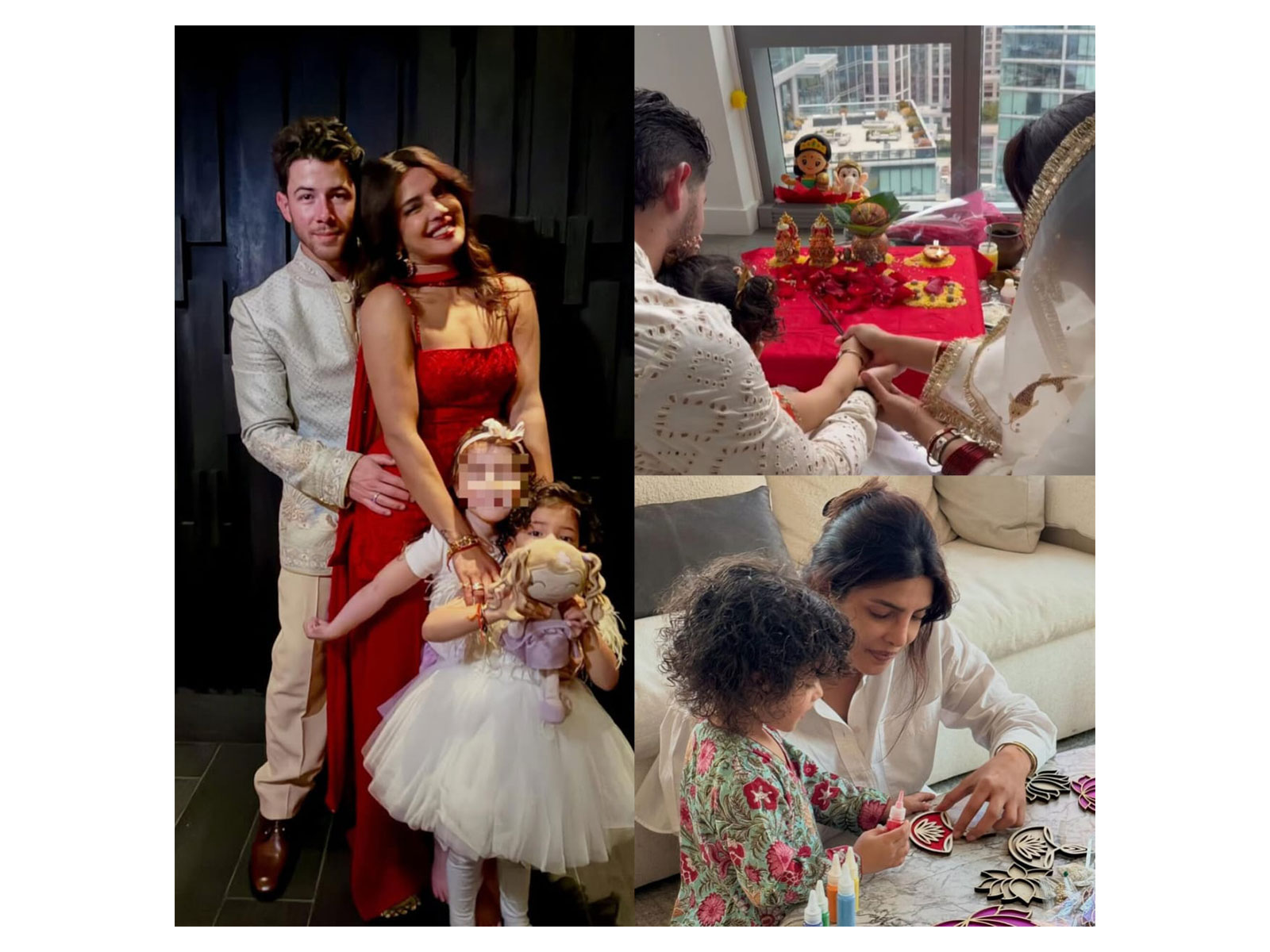 Priyanka, Nick, celebrates Diwali with daughter (Photo/instagram/@priyankachopra)