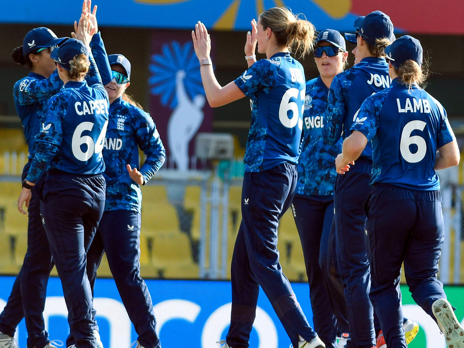 England Women's team in action during Women's CWC. (Photo/ANI)