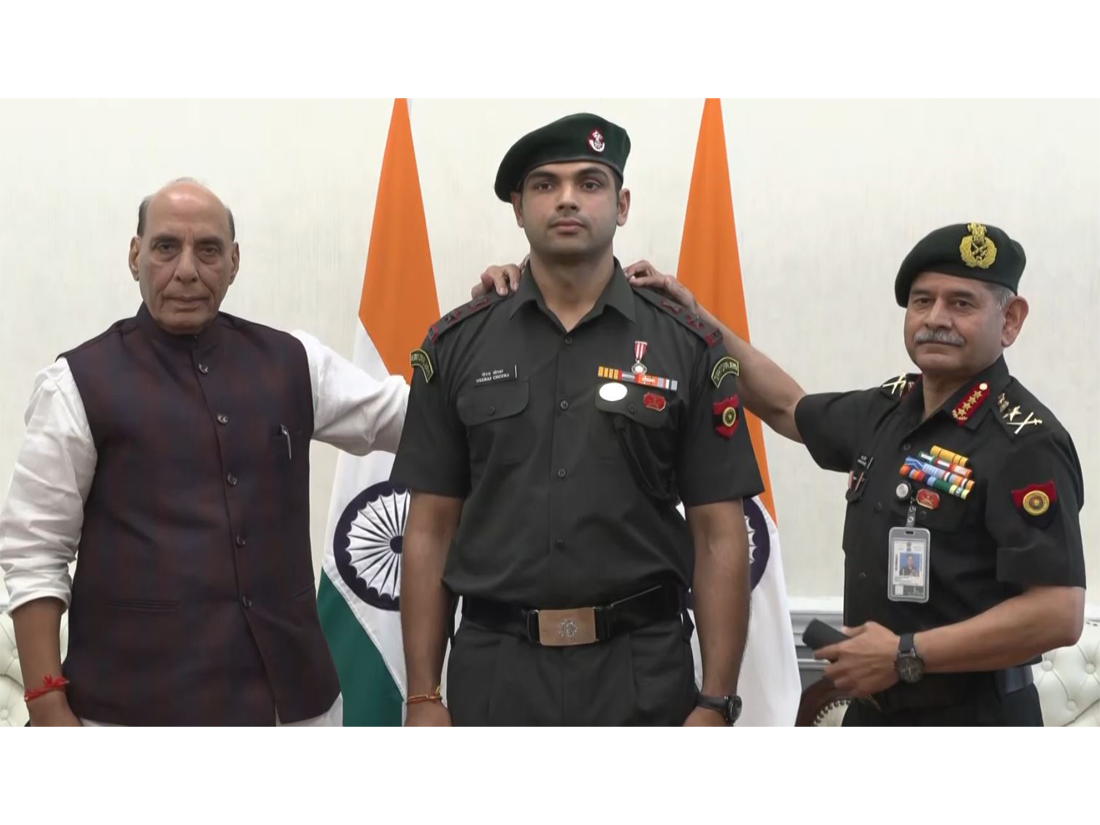 Neeraj Chopra becomes Lt Col (Hon) of the Indian Army (Photo/ANI)