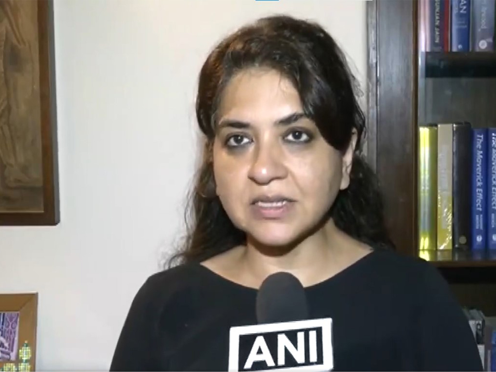 Shiv Sena leader Shaina NC (Photo/ANI)
