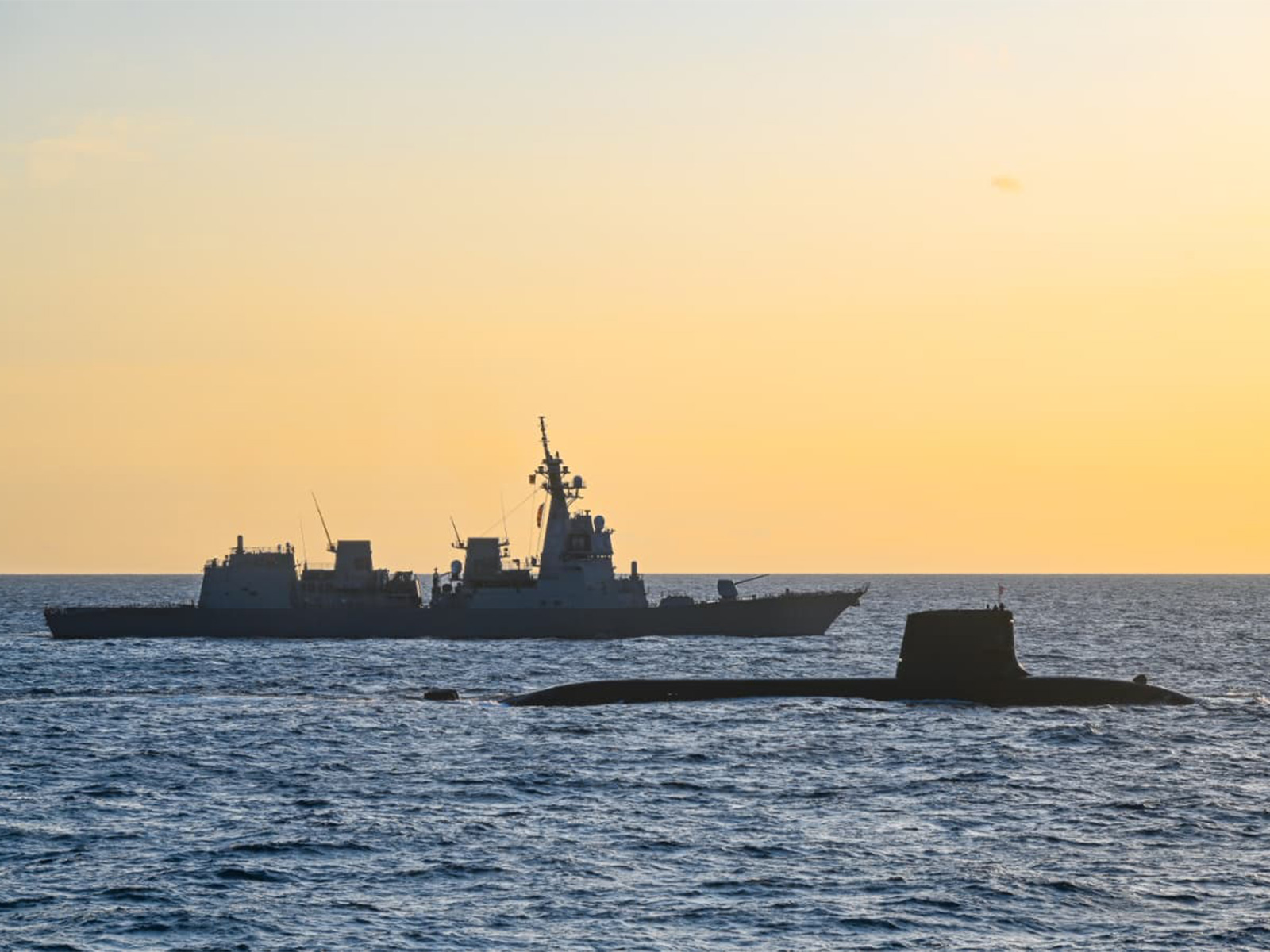 Visual from the Japan-India Maritime Exercise (JAIMEX) - 2025 (Photo:PIB)