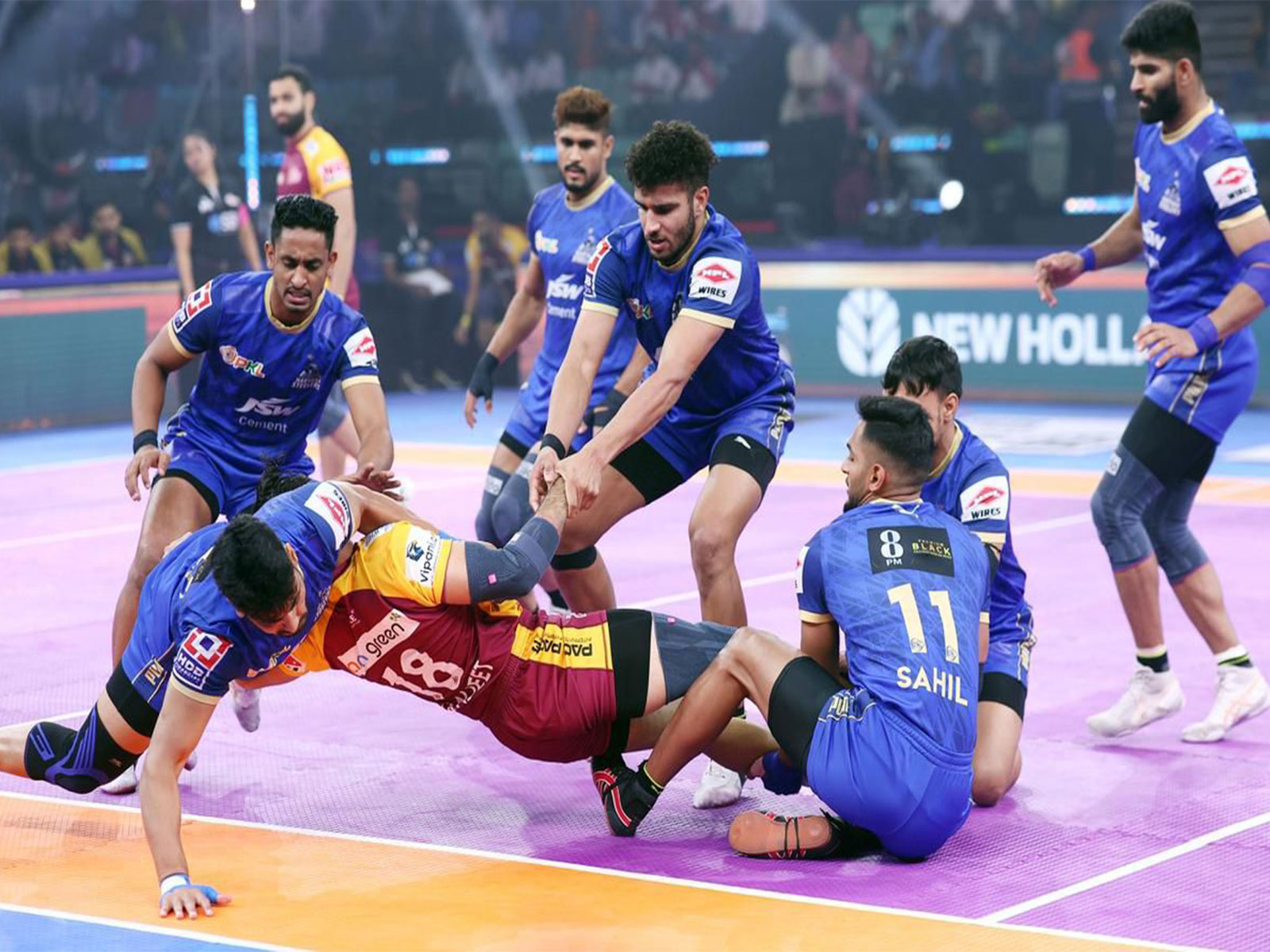 A visual from the match. (Photo: PKL)