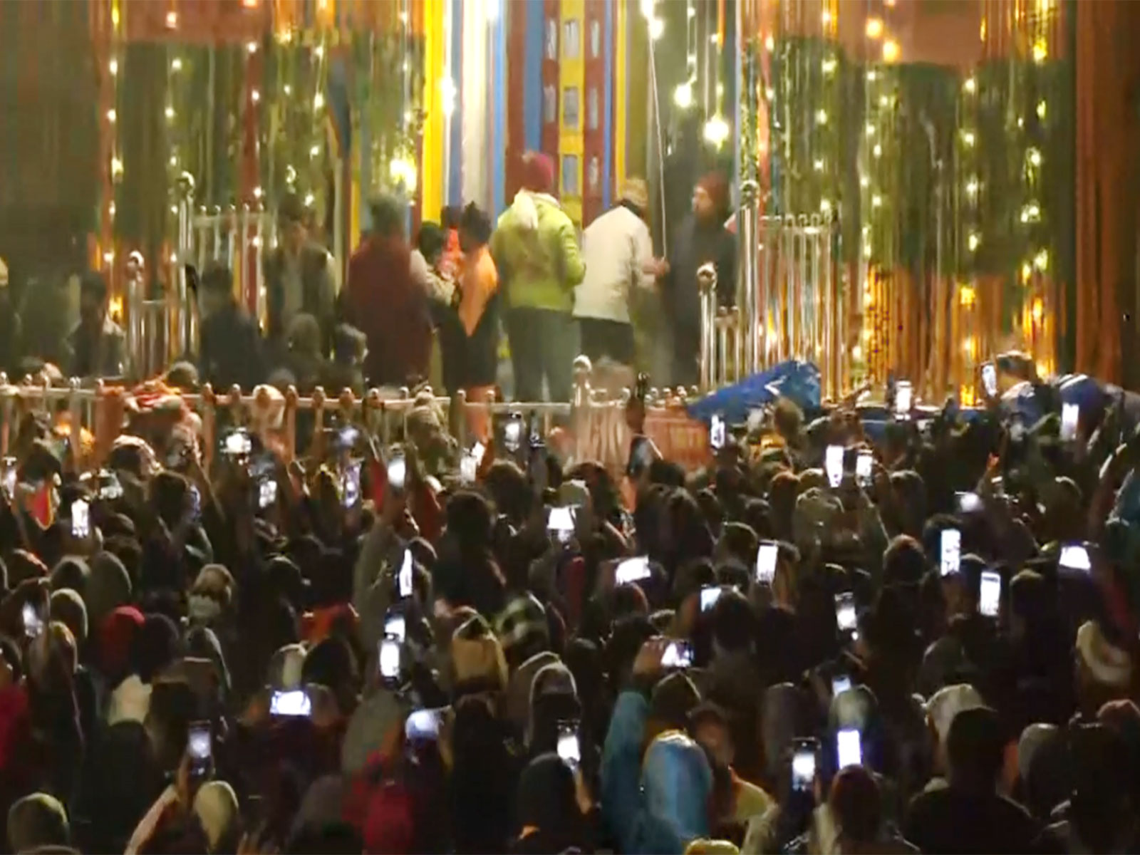 Visuals from Kedarnath Dham evening Aarti ( File Photo/ANI)